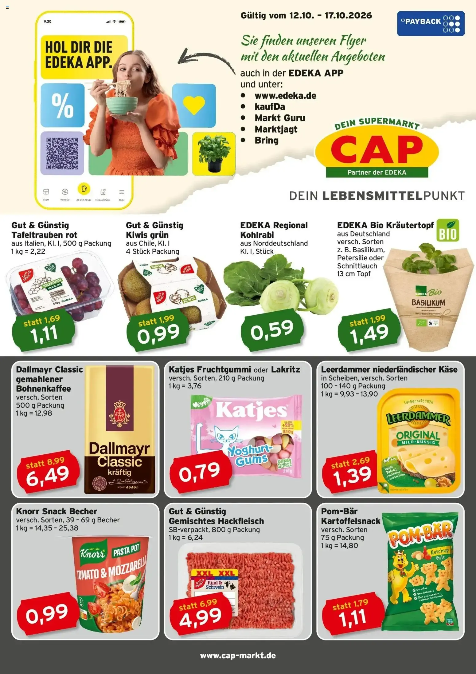 CAP Markt Prospekt Rostock (ab 12.10.2026) zum Blättern