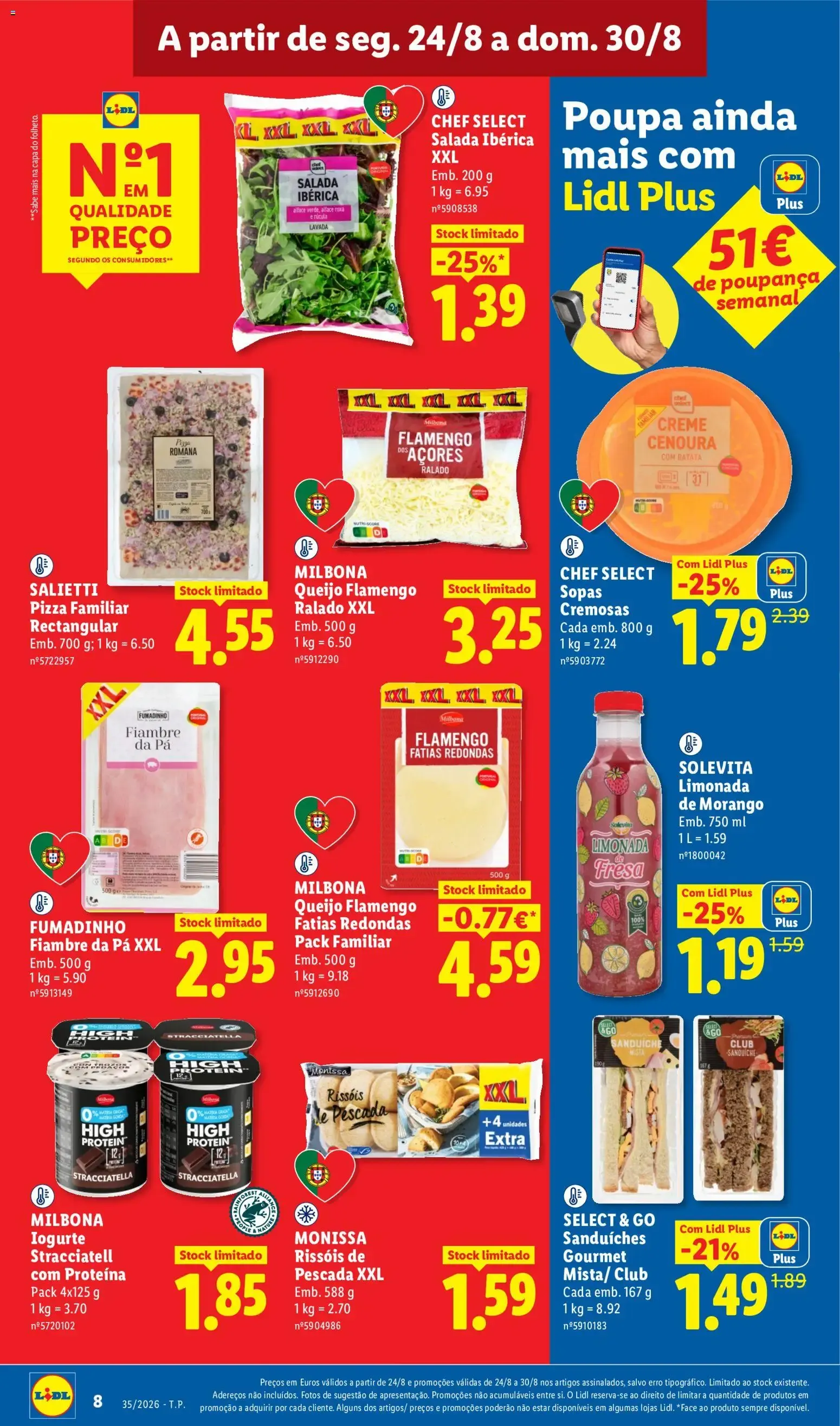 Folheto Poupança de 24 de agosto até 30 de agosto 2026 - Pagina 8