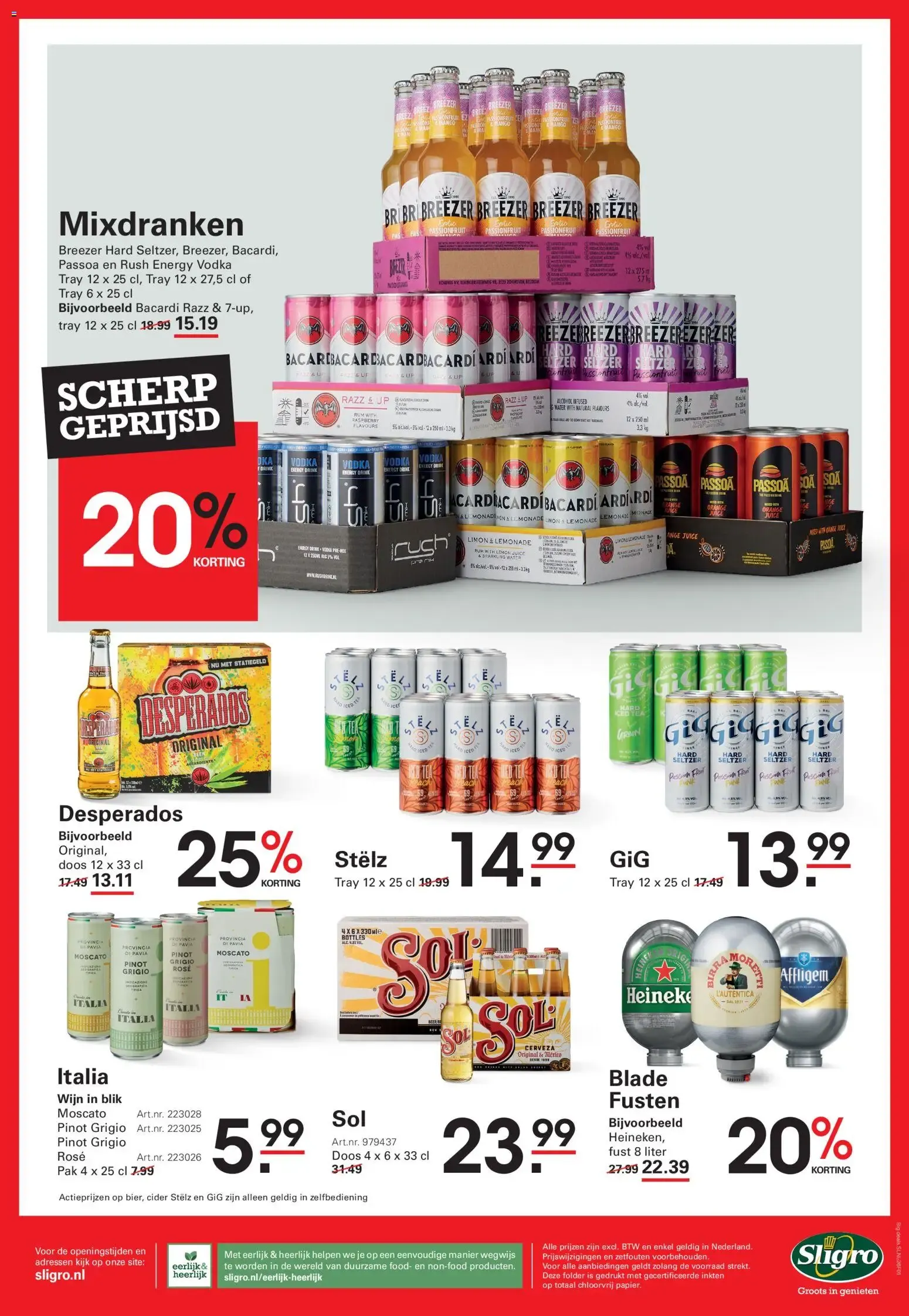 Sligro Big Deals para Kantine van 13 augustus tot 31 augustus 2026 - Folder pagina 9