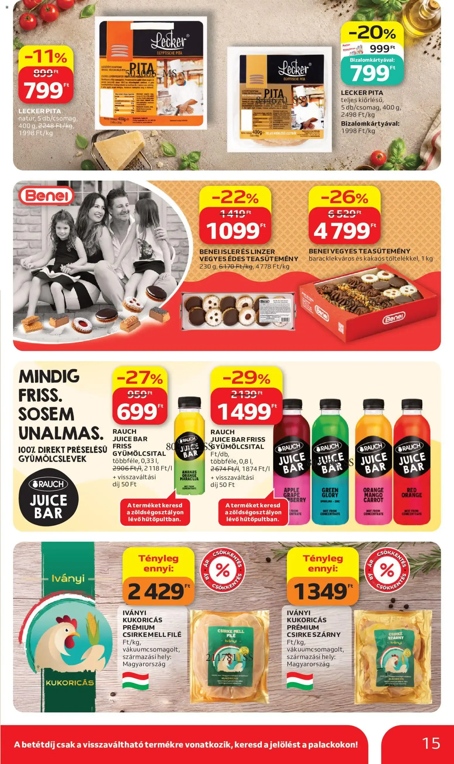 Katalógus Auchan akciós újság - 2026.07.02. -tól/töl > akció, lapozható szórólap 🛍️ július 2.-tól július 8.-ig 2026. - Oldal 14