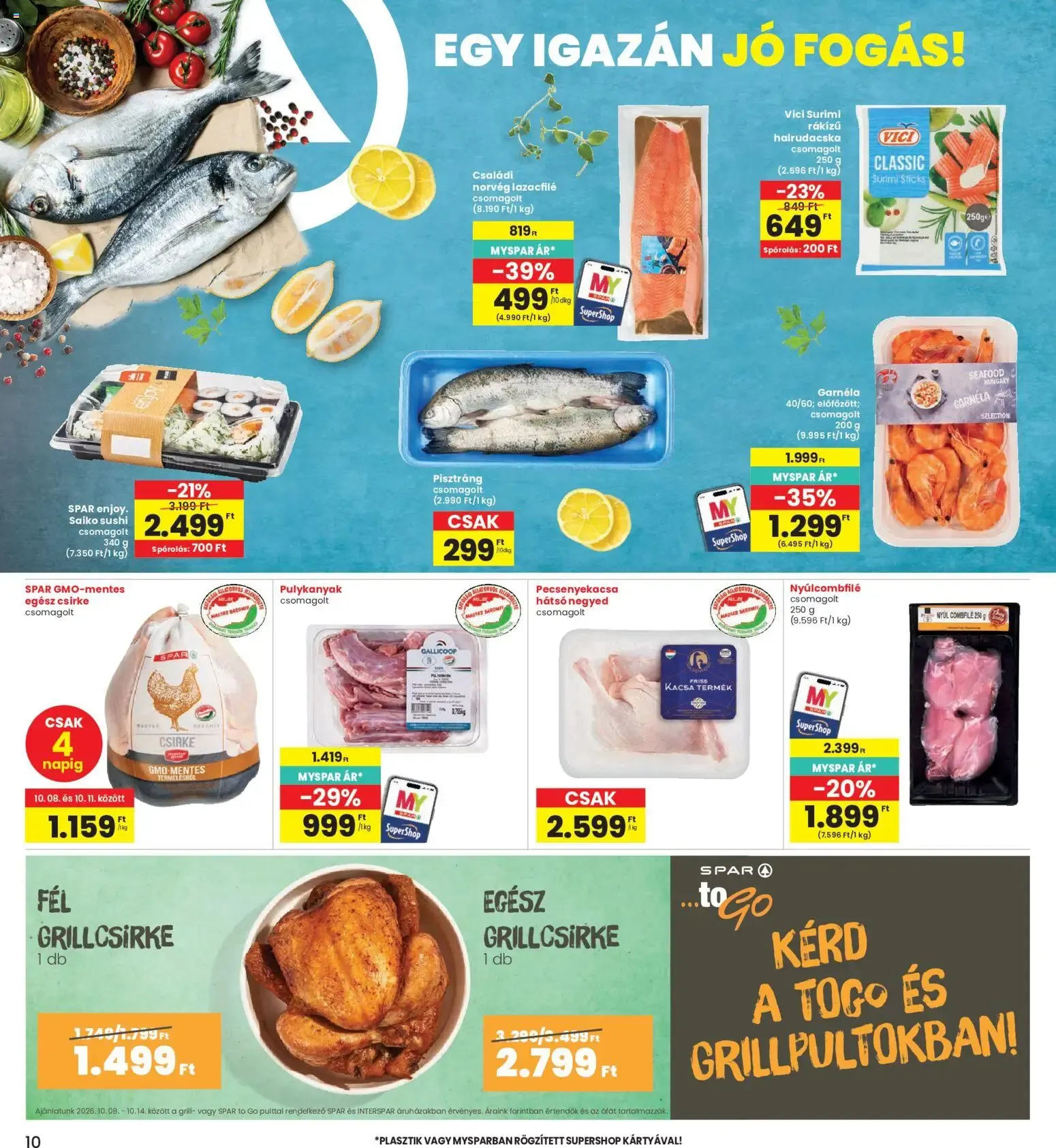 Katalógus Interspar akciós újság - 2026.10.08. -tól/töl > akció, lapozható szórólap 🛍️ október 8.-tól október 14.-ig 2026. - Oldal 10