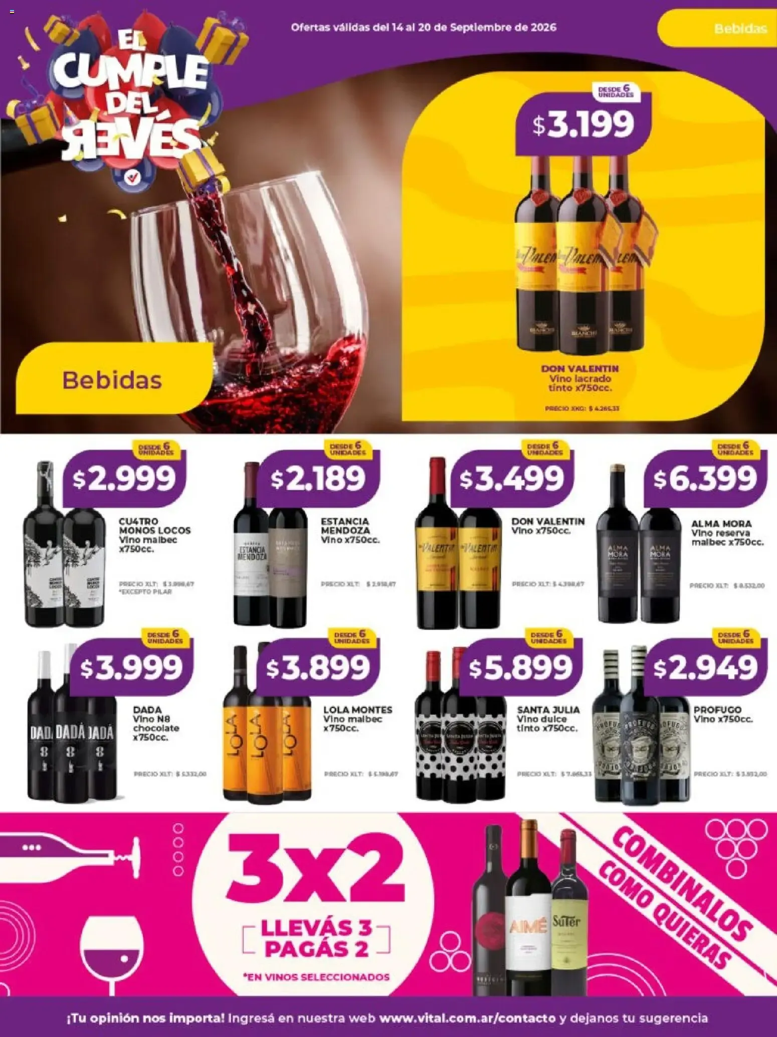 Ofertas de Vital - Ofertas || del 14/09/2026 - 20/09/2026 || Catálogo 14 de septiembre al 20 de septiembre 2026 - Página 13 del catálogo