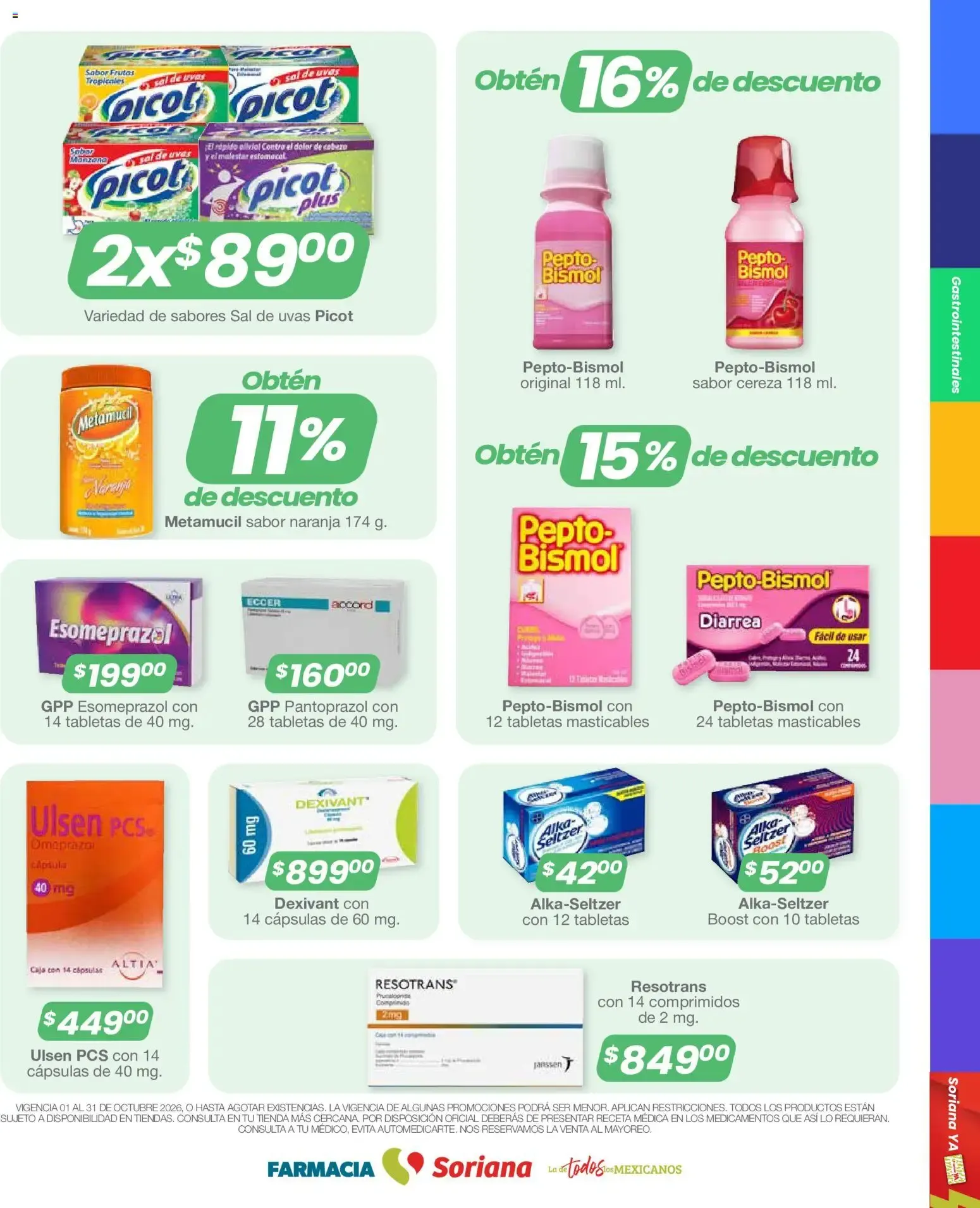 Catálogo de Farmacia Soriana: Cuidado Dermatológico 1 de octubre al 31 de octubre 2026 - Pagina 14