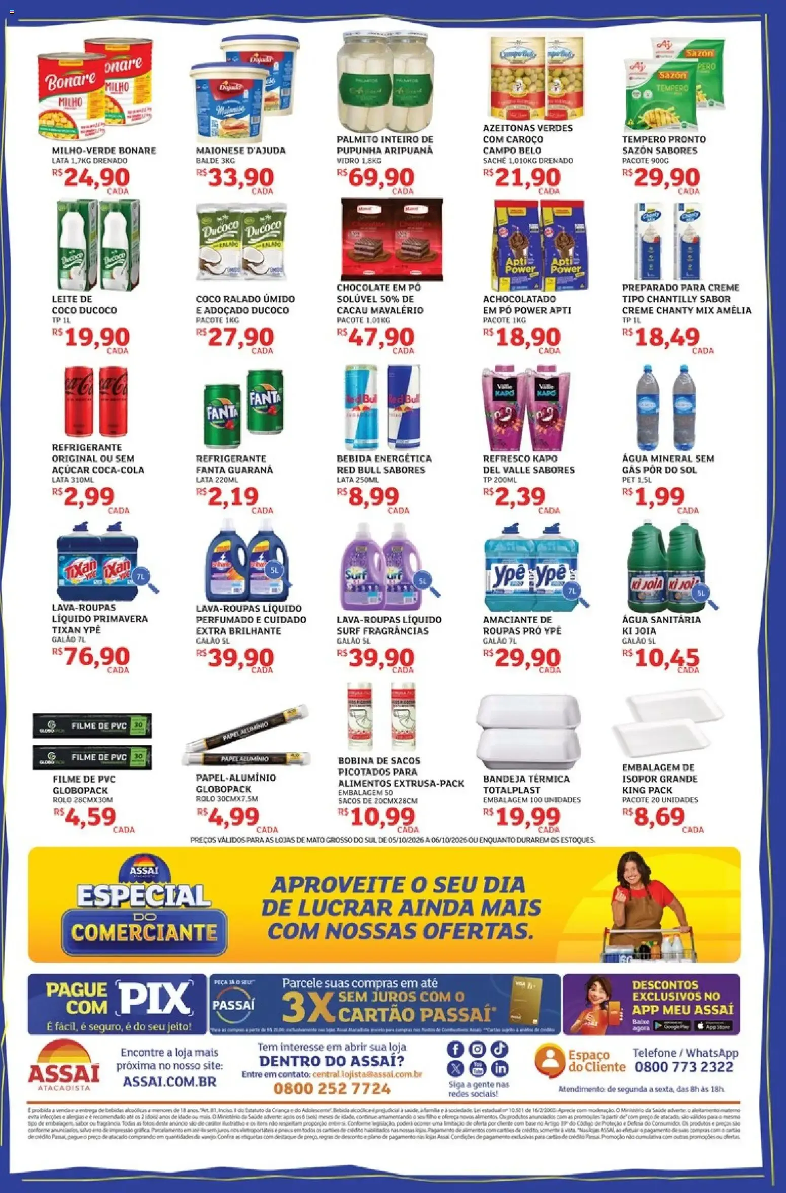 Encarte de Assaí Atacadista - Especial do Comerciante 5 de outubro até 6 de outubro 2026 - Pagina 2