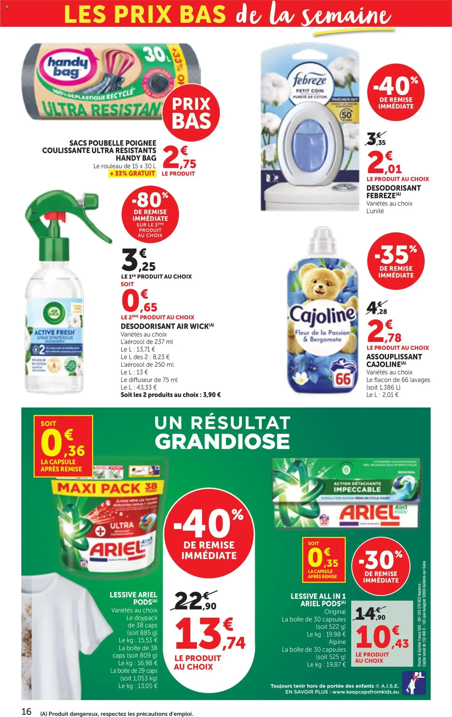 bi1 prospectus à partir du 02/06/2026 - promo en ligne du 2 juin au 14 juin 2026 - Catalogue page 16