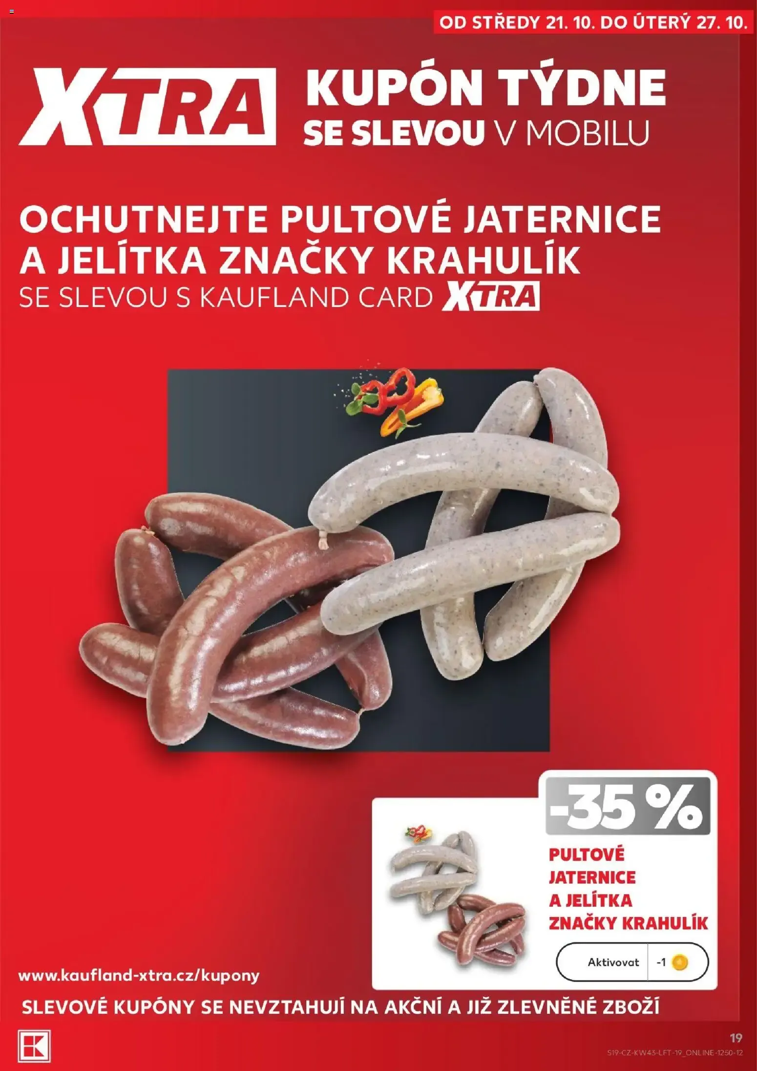 Kaufland leták - Plzeň od 21.10.2026 - Nový na příští týden - 21. října 27. října 2026 - Page 19