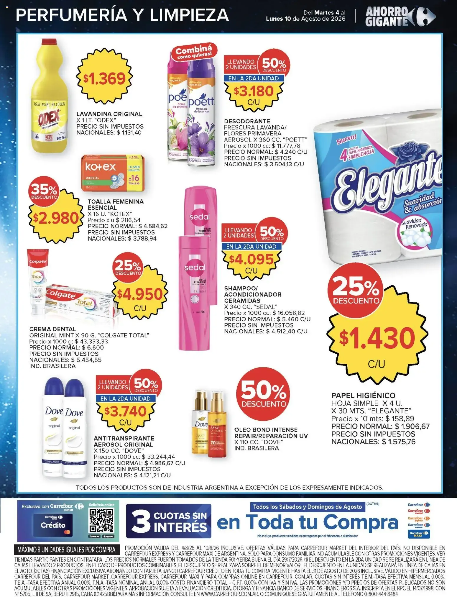 Ofertas de Carrefour ofertas || del 04/08/2026 - 11/08/2026 || Promociones 4 de agosto al 10 de agosto 2026 - Página 48 del catálogo