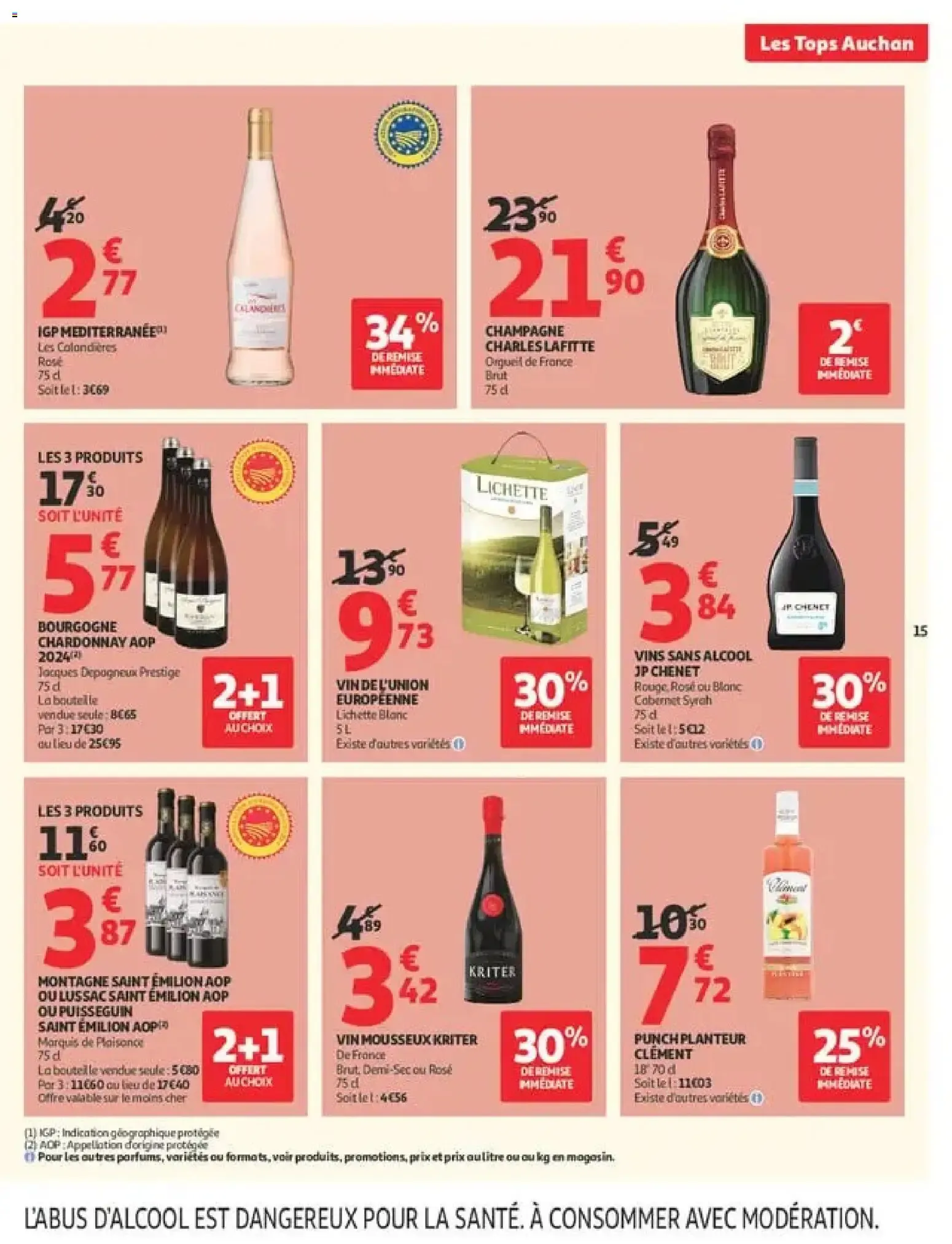 Auchan Tops rentrée supers à partir du 01/09/2026 - promo en ligne du 1 septembre au 12 septembre 2026 - Catalogue page 15