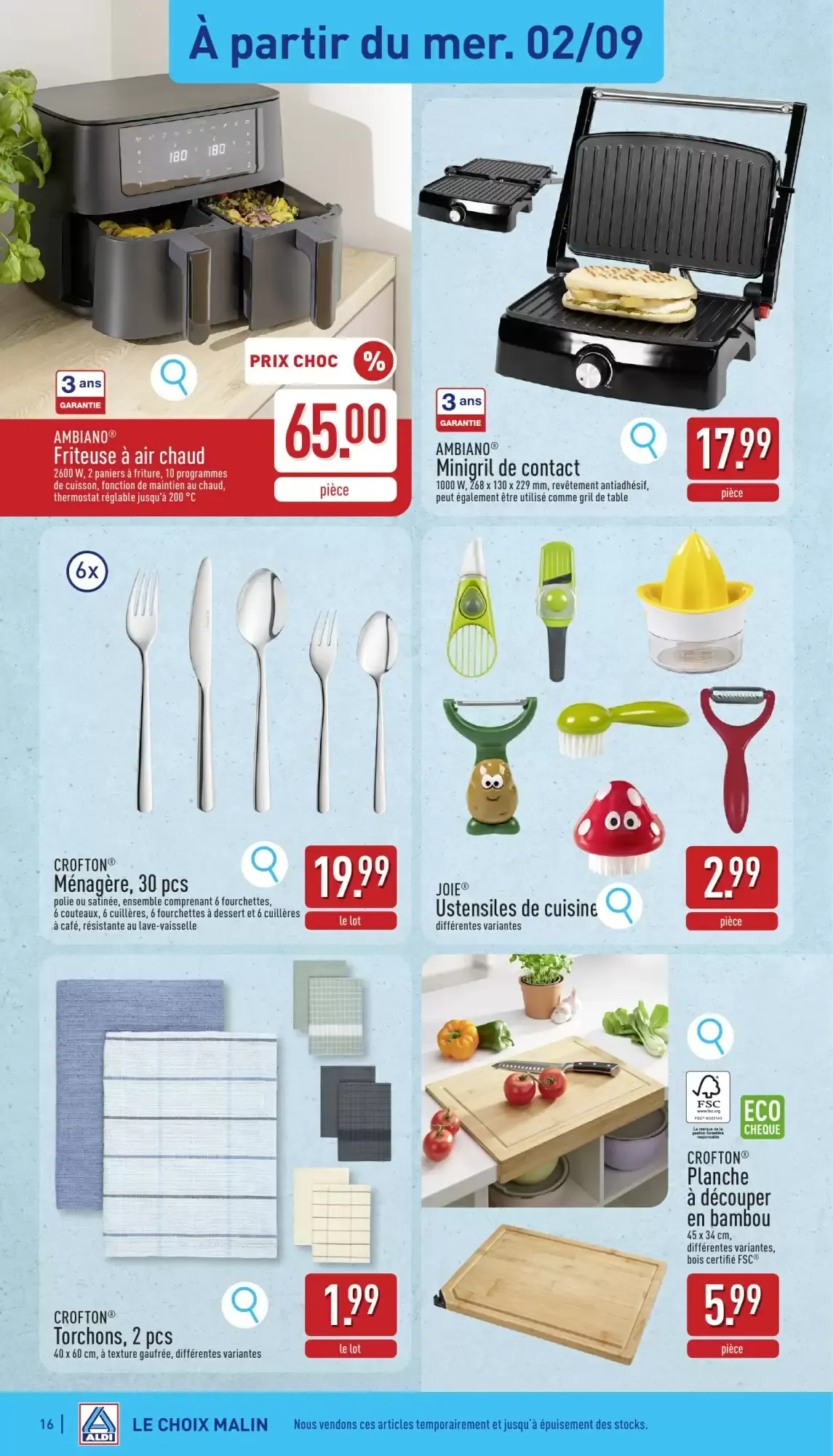 ALDI Dépliant 31/08 - 05/09 van 31 augustus tot 5 september 2026 - folder pagina 16