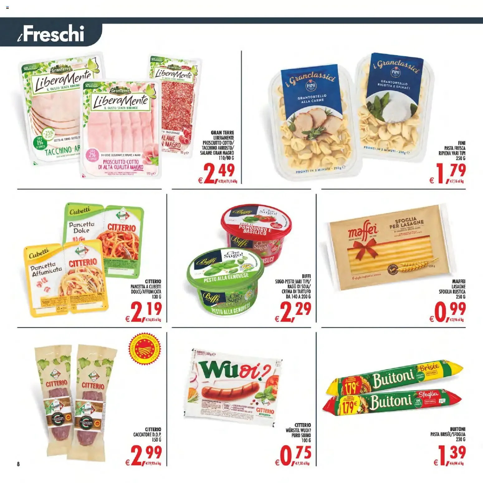 Nuovo Decò volantino Maxistore, Supermercati Lipari dal 11/08/2026 > offerte anteprima 🛍️ da 11 agosto a 20 agosto di 2026 - Pagina del volantino 8