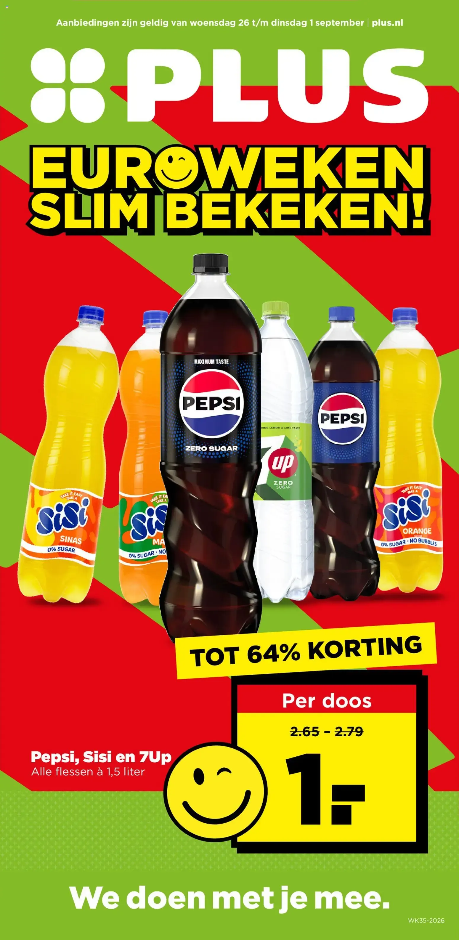 PLUS EUROWELEN SLIM BEKEKEN! van 26 augustus tot 1 september 2026 - Folder pagina 1