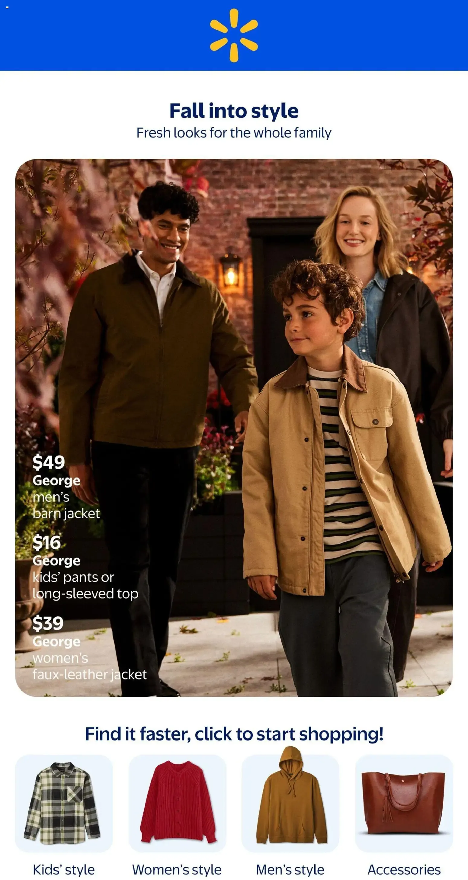 Walmart flyer - Fall into style from Sep 10, 2026 > weekly specials & deals from September 10 to October 21 2026 - flyer page 1