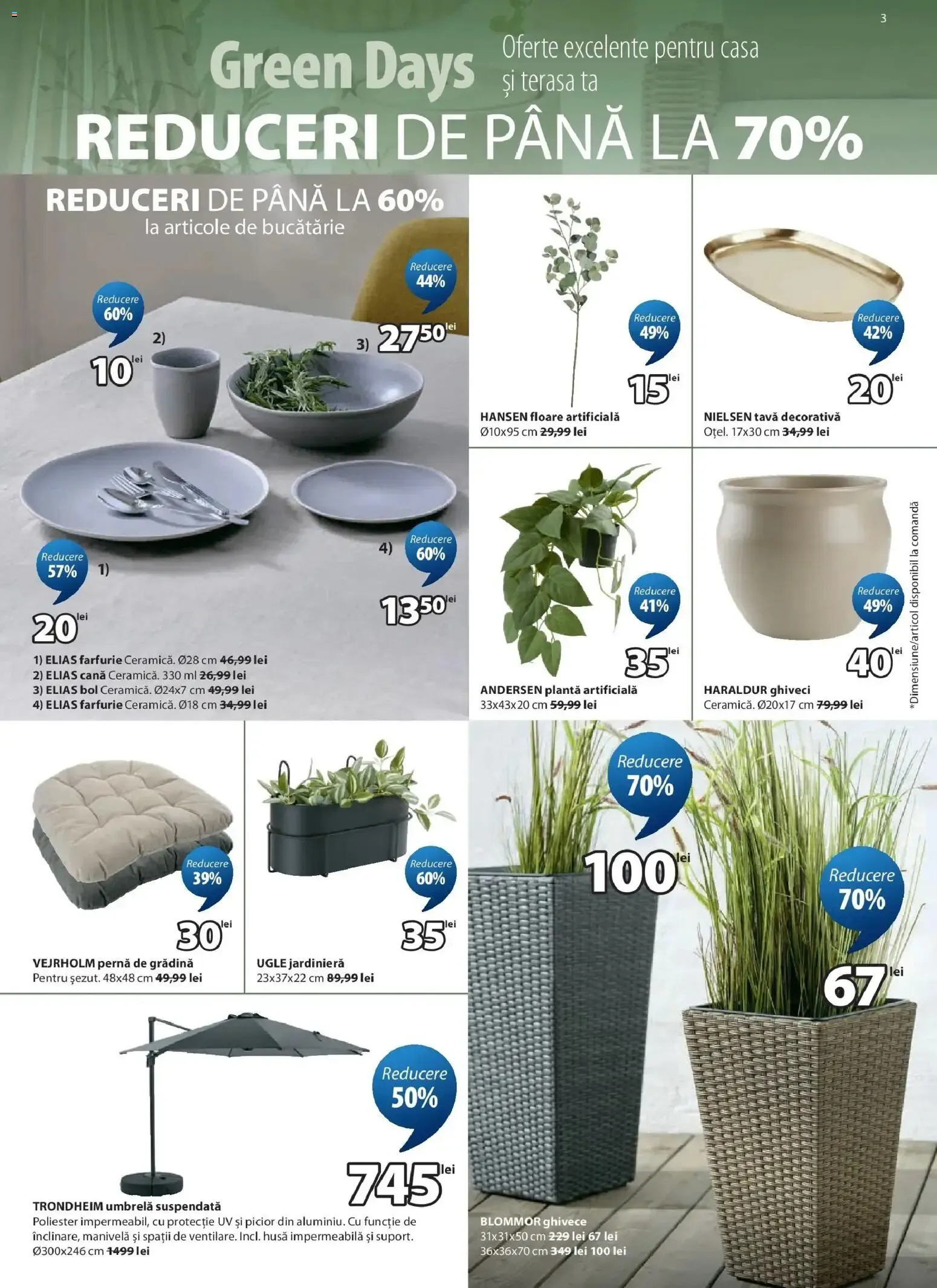 Catalog JYSK Green Days - Reduceri de până la 70% de la 26 iunie până la 1 iulie 2026 - Revista Pagina 3