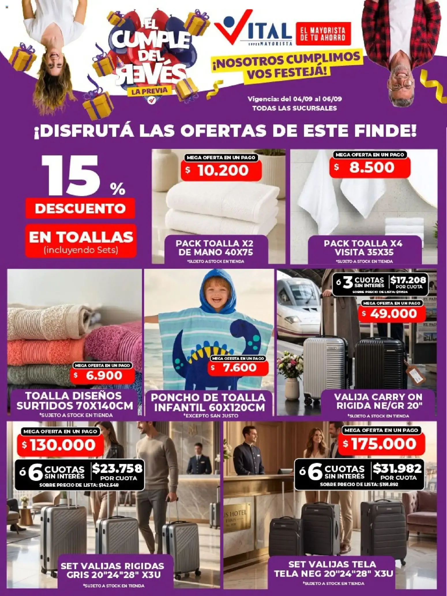 Ofertas de Vital - Ofertas del Finde y Cumple del 13ves 4 de septiembre al 6 de septiembre 2026 - Página 7 del catálogo