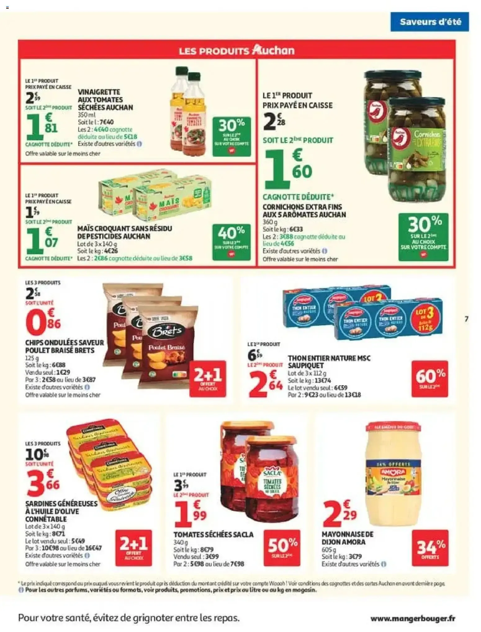 Auchan: Offres du moment du 28 juillet au 9 août 2026 - Catalogue page 7