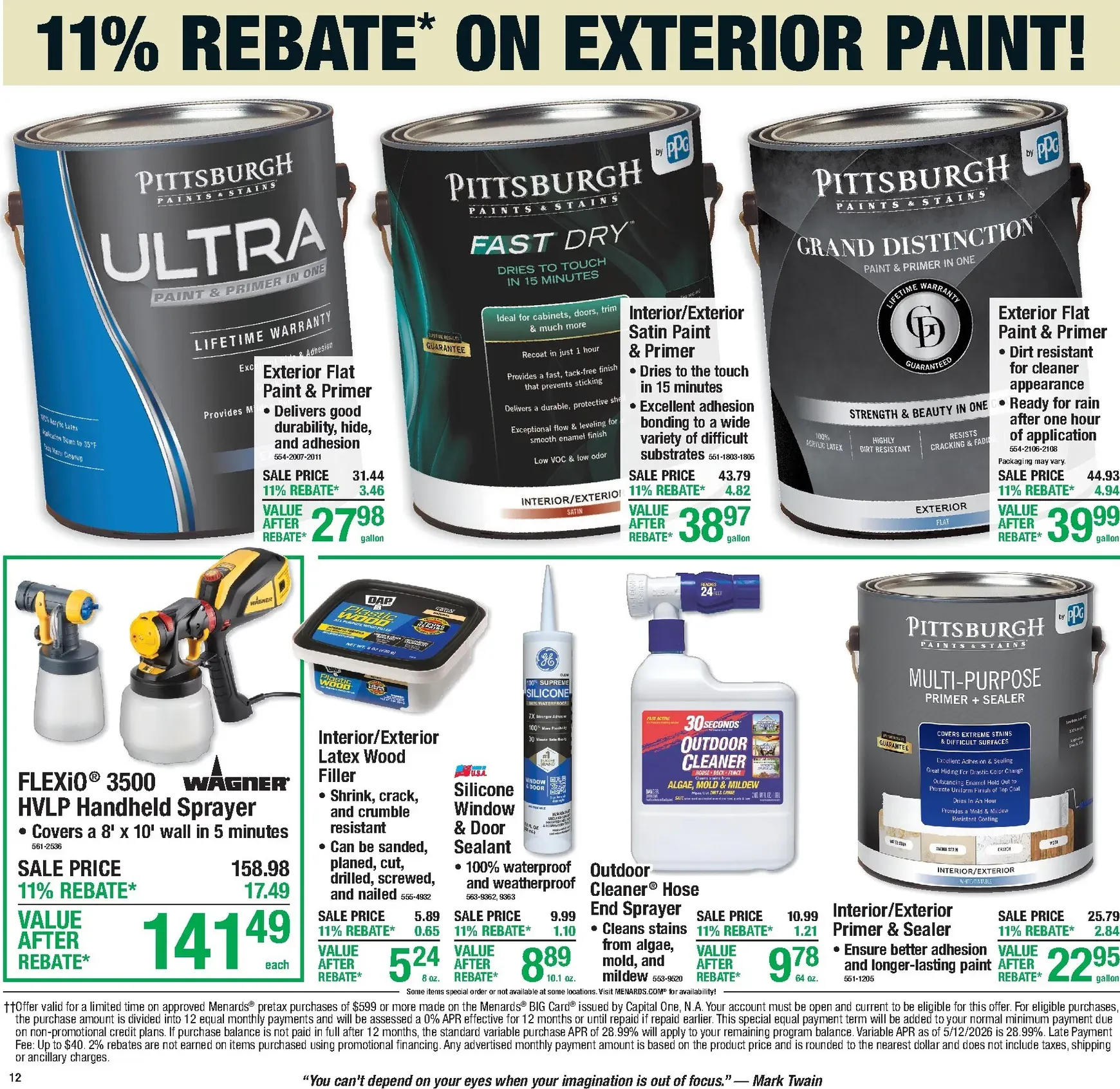 Weekly ad Current Menards - 11% Rebate Sale leaflet valid from Thursday 06/11/2026 to Sunday 06/21/2026 from June 11 to June 21 2026 - Page 16
