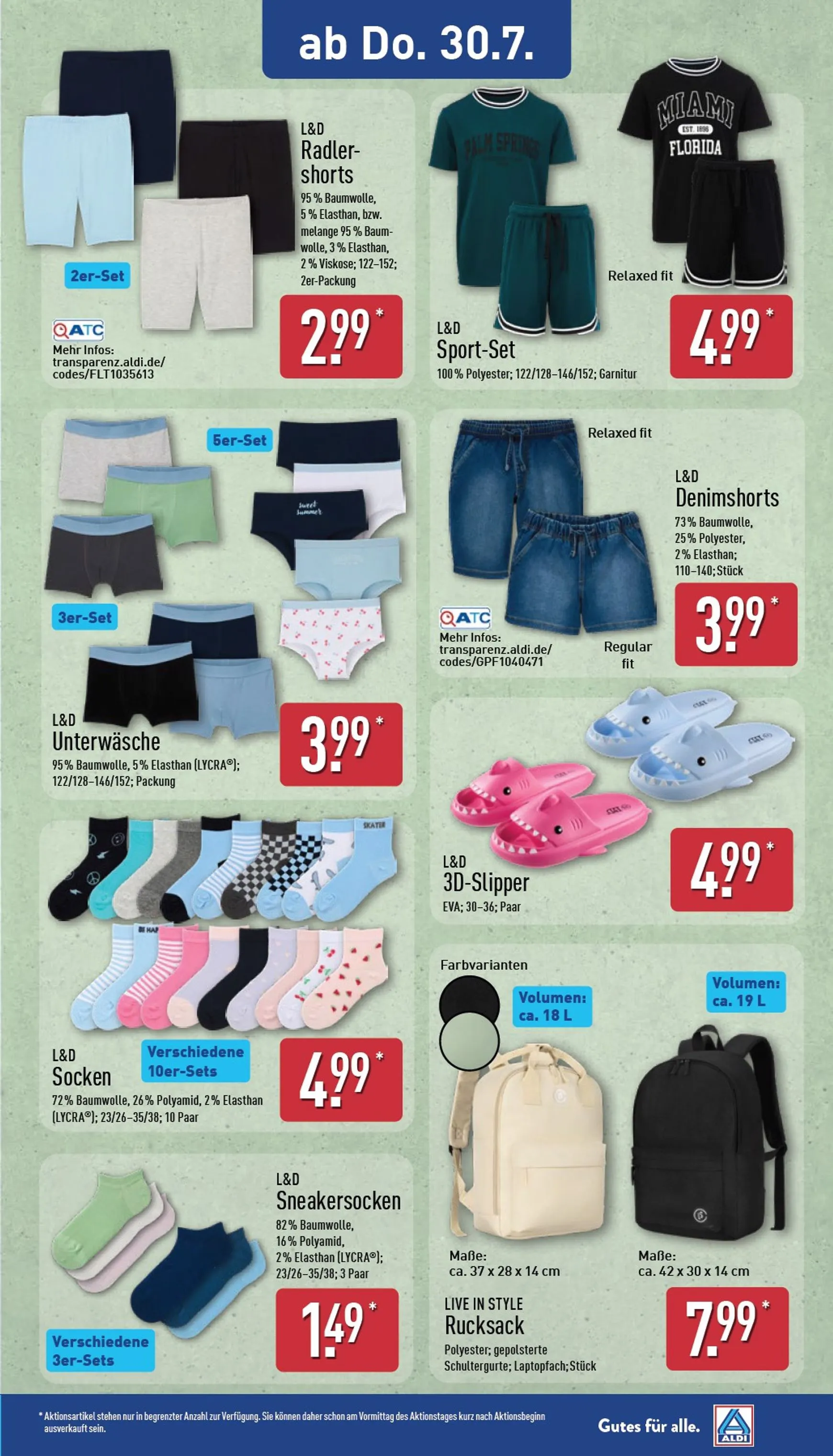 ALDI NORD - Ausblick Prospekt nächste Woche – von Montag 27.07.2026 bis Samstag 01.08.2026 von 27. Juli bis 1. August 2026 - Prospekt seite 9