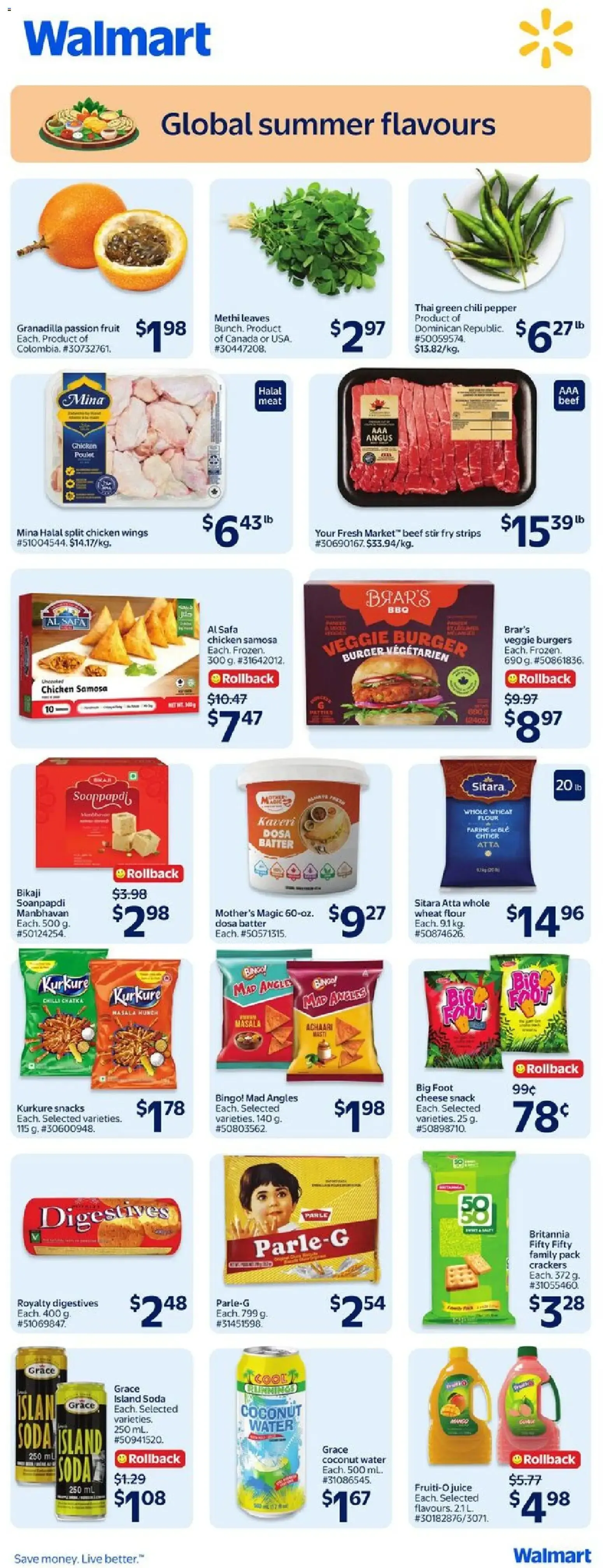 Walmart flyer - Global summer flavours from Jul 2, 2026 > weekly specials & deals from July 2 to July 15 2026 - flyer page 1