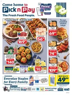 Pick n Pay Specials 19/10/2026 + Liquor catalogue this week from 19 October to 25 October 2026 - Catalogue Page 1