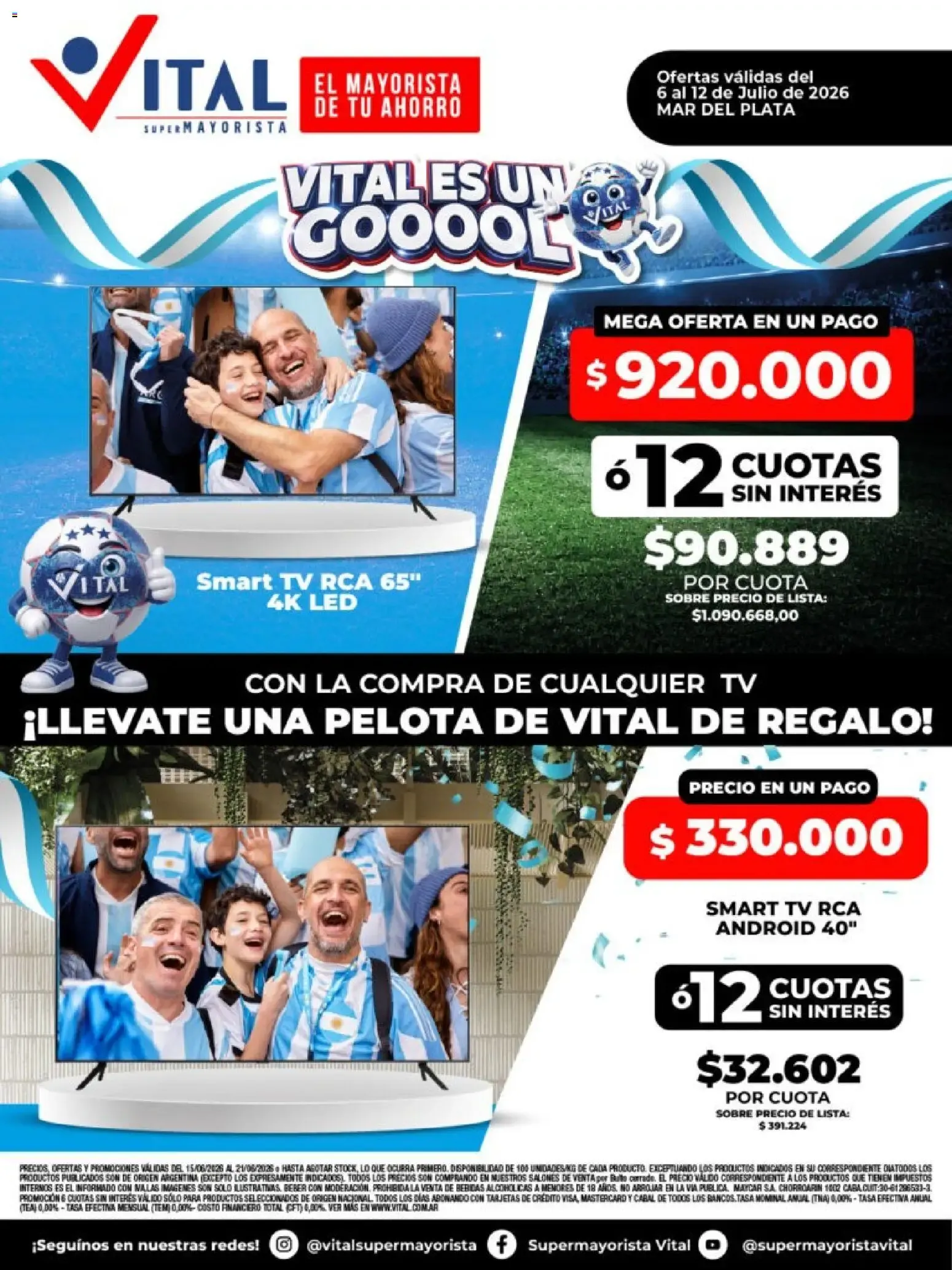 Ofertas de Vital - Especial de nonfood || del 06/07/2026 - 12/07/2026 || Catálogo 6 de julio al 12 de julio 2026 - Página 1 del catálogo