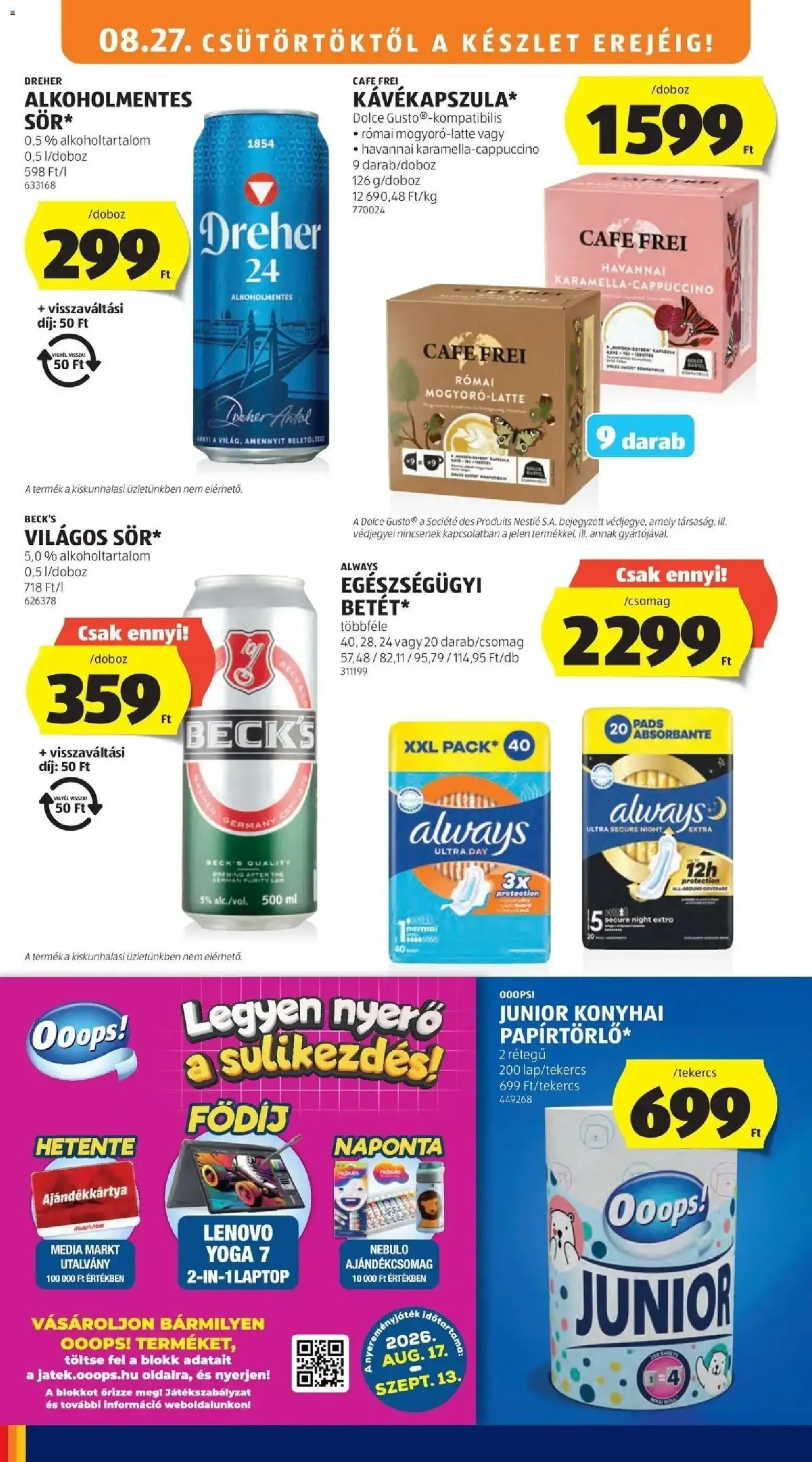 Katalógus Aldi aktuális akciós újság - 2026.08.27. -tól/töl > akció, lapozható szórólap 🛍️ augusztus 27.-tól szeptember 2.-ig 2026. - Oldal 10