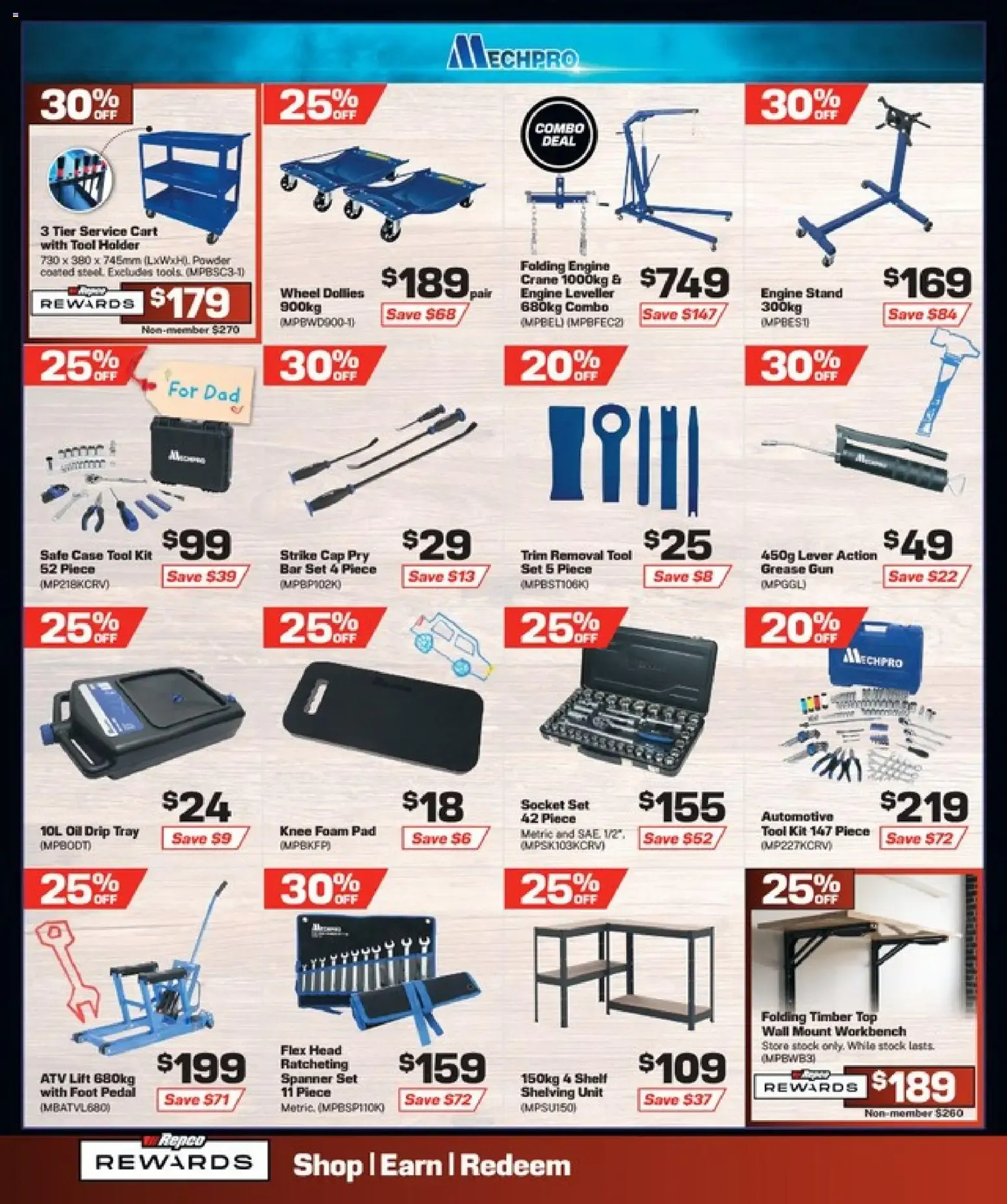 Repco: Deck out Dad's happy place. from 5 August to 18 August 2026 - Catalogue Page 12