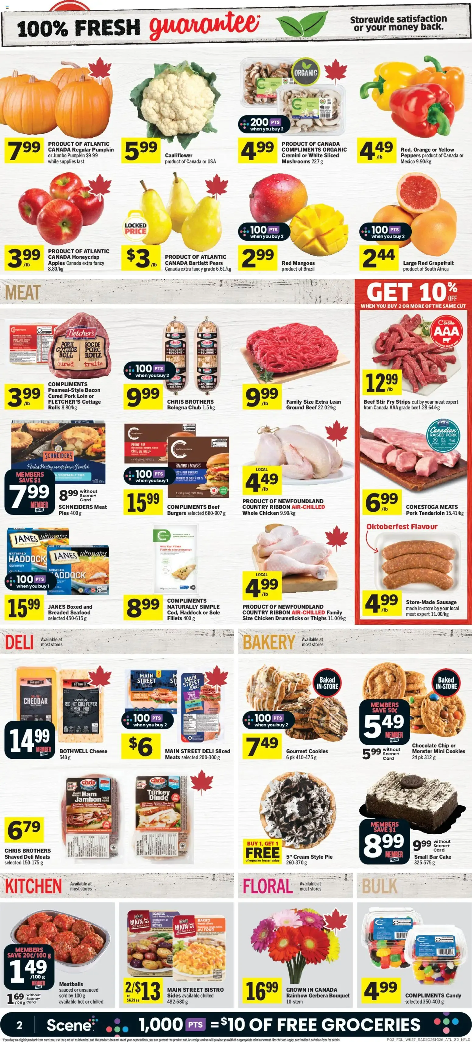 Foodland weekly flyer / circulaire from Oct 29, 2026 > weekly specials & deals from October 29 to November 4 2026 - flyer page 3