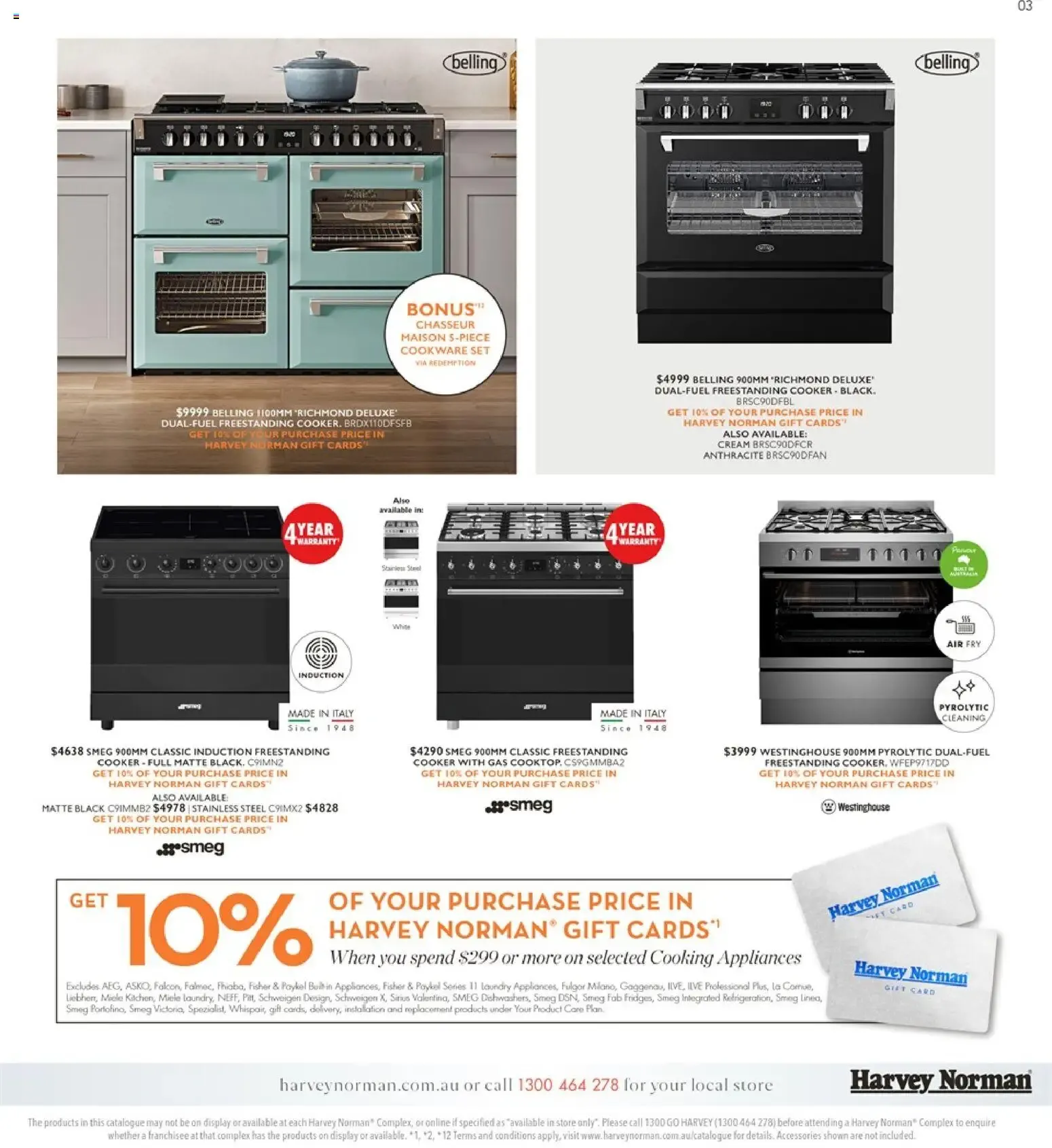 Harvey Norman Cooking: With the World's Best Brands - Catalogue valid from 12 October to 26 October 2026 - page 3