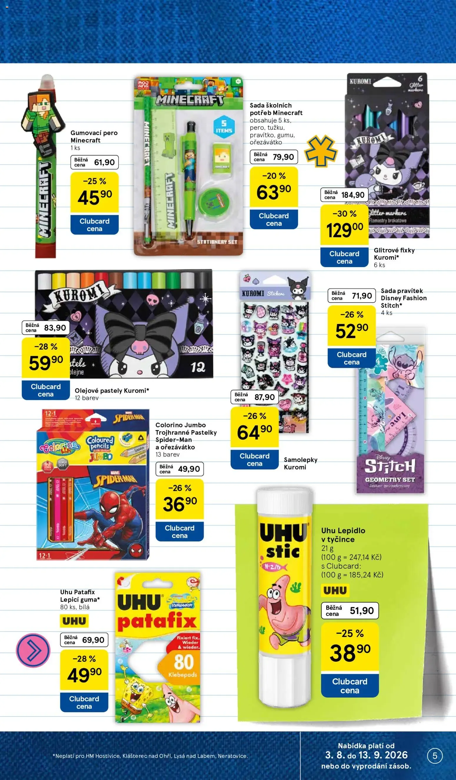 Tesco: Vše do školy - 3. srpna 13. září 2026 - Page 5