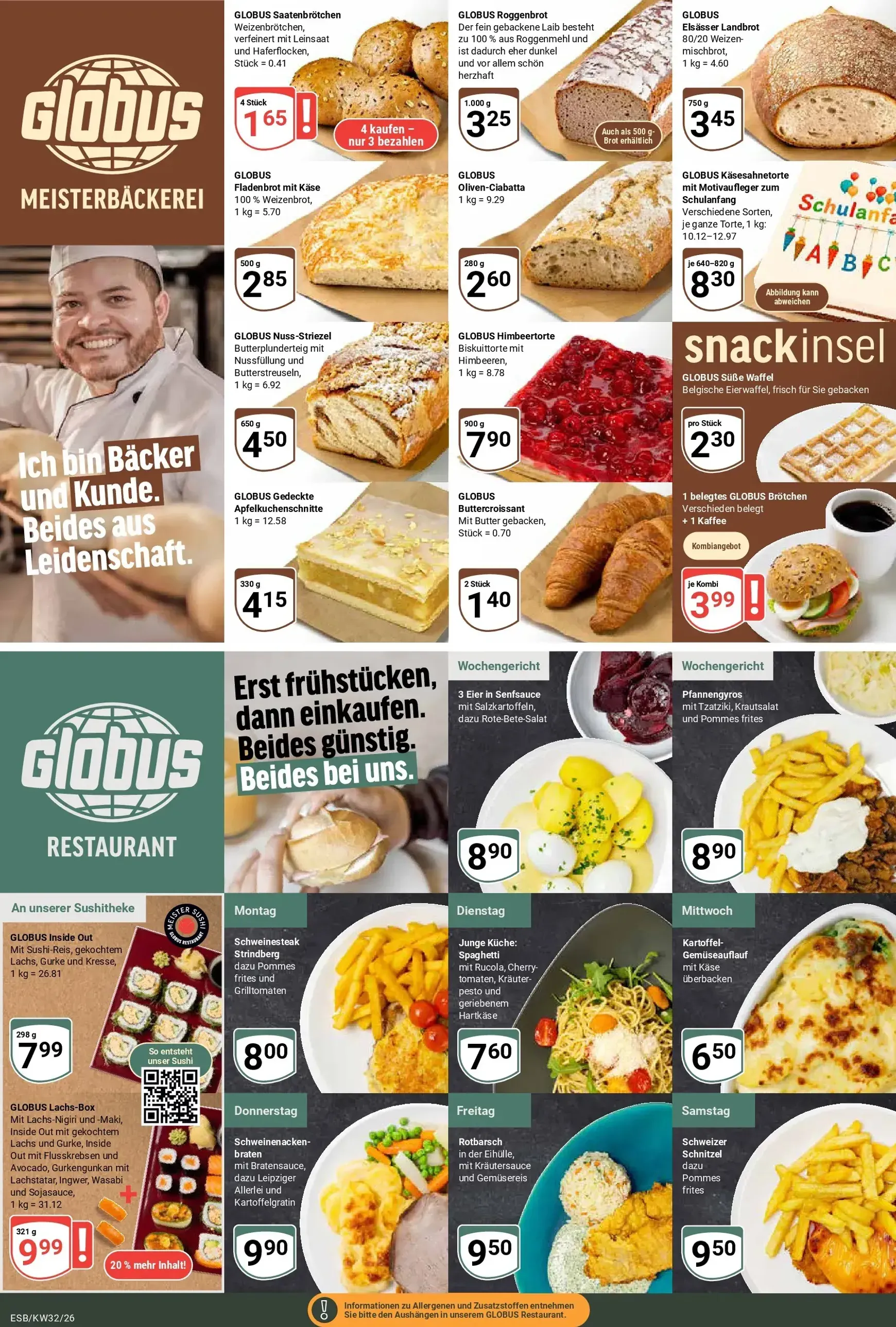 Globus - Echborn Prospekt – von Montag 03.08.2026 bis Samstag 08.08.2026 von 3. August bis 8. August 2026 - Prospekt seite 9