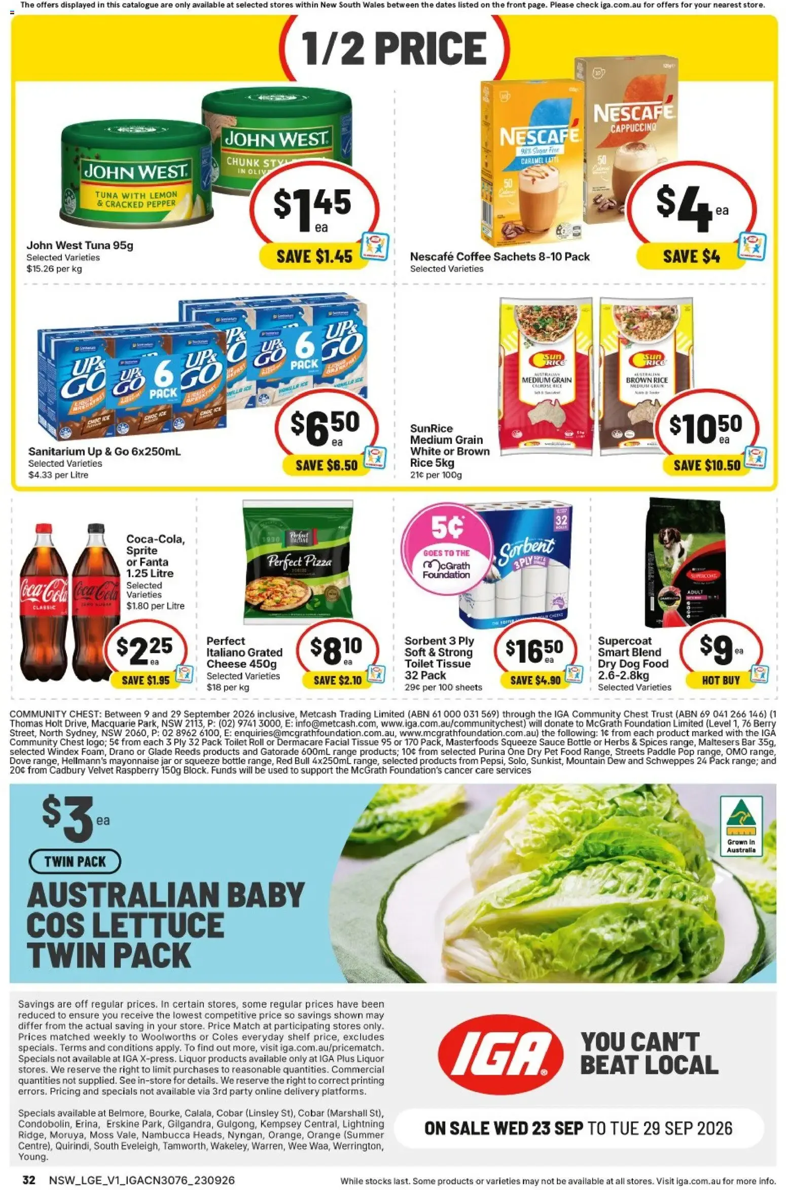 IGA FOOTY FINALS - Catalogue valid from 23 September to 29 September 2026 - page 32