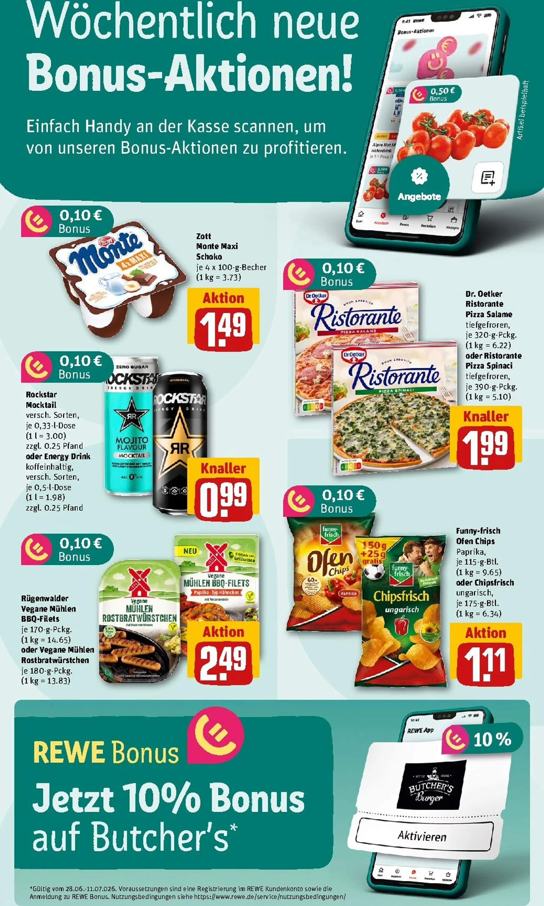 Rewe Prospekt nächste Woche – von Montag 06.07.2026 bis Sonntag 12.07.2026 von 6. Juli bis 12. Juli 2026 - Prospekt seite 4