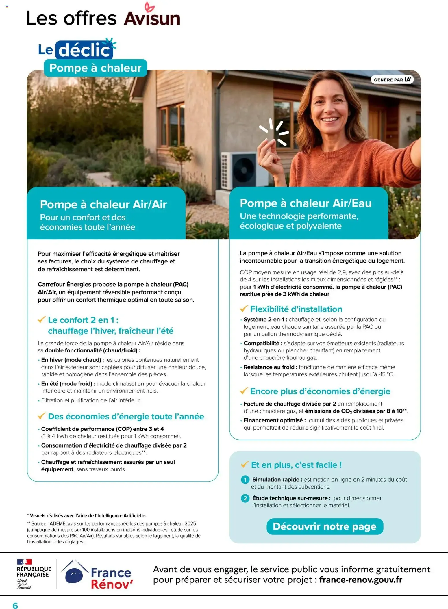 Carrefour énergies: Déclics ÉNERGIES. Todo sobre el ahorro de energía y los buenos planes negociados para ti. du 22 septembre au 31 octobre 2026 - Catalogue page 6