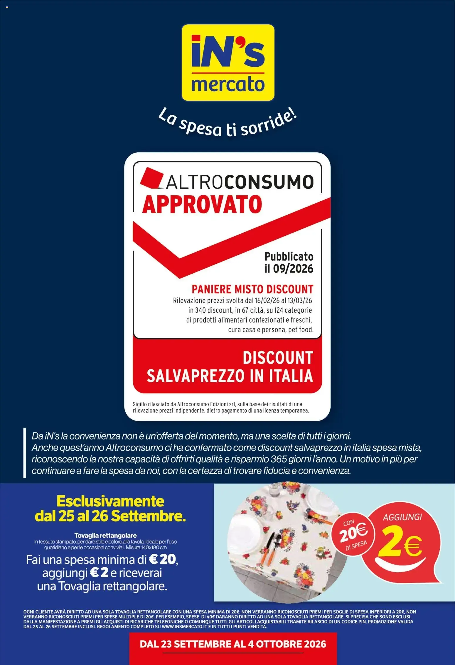 Nuovo IN's volantino dal 23/09/2026 > offerte anteprima 🛍️ da 23 settembre a 4 ottobre di 2026 - Pagina del volantino 1
