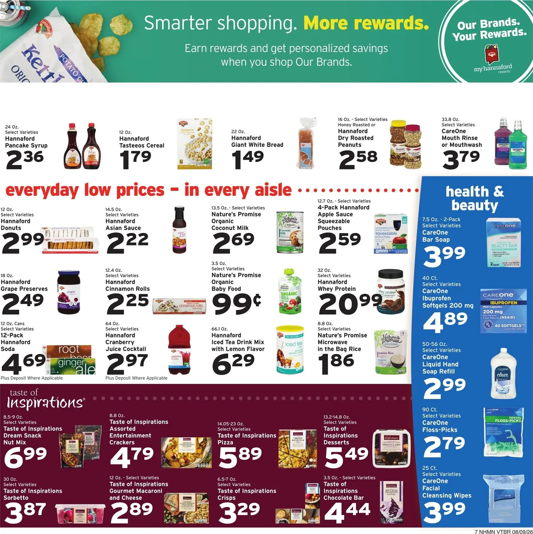 Weekly ad Hannaford Savings you can count on. from August 9 to August 15 2026 - Page 11