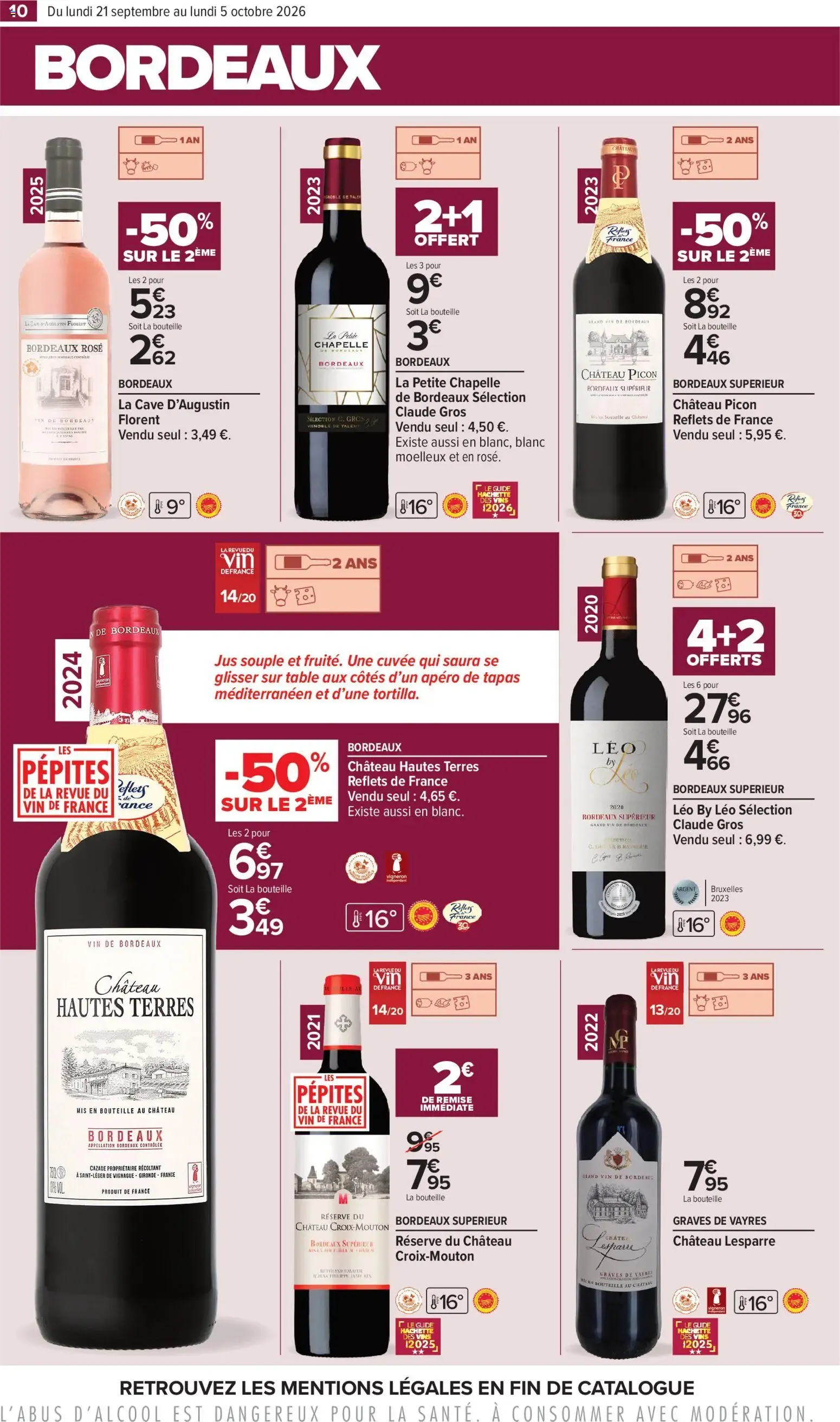 Carrefour Foire aux vins d automne à partir du 21/09/2026 - promo en ligne du 21 septembre au 5 octobre 2026 - Catalogue page 10