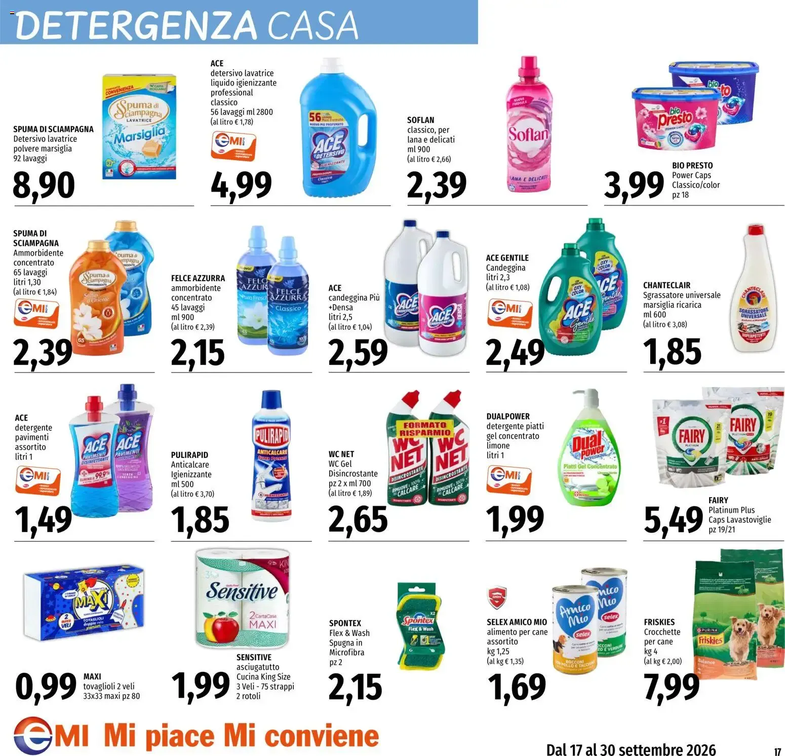 EMI volantino dal 17/09/2026 - online Offerte da 17 settembre a 30 settembre di 2026 - Pagina del volantino 17