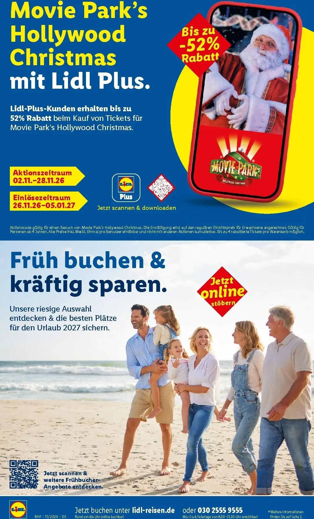 Lidl - Reise-Highlights Prospekt – von Mittwoch 28.10.2026 bis Montag 30.11.2026 von 28. Oktober bis 30. November 2026 - Prospekt seite 34