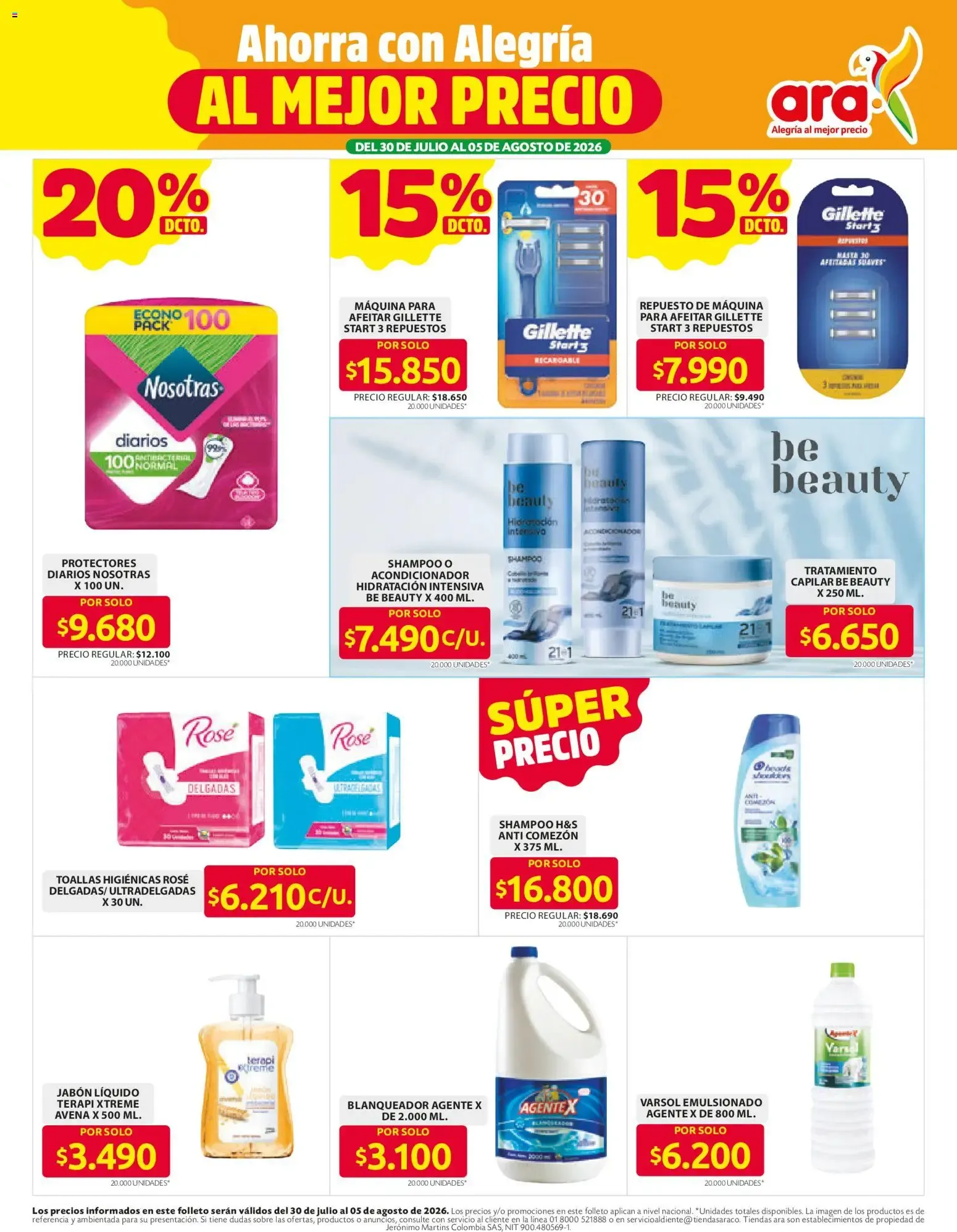 Catalogo de Ara: Ahorra con Alegría AL MEJOR PRECIO 30 de julio al 5 de agosto 2026 - Pag 14