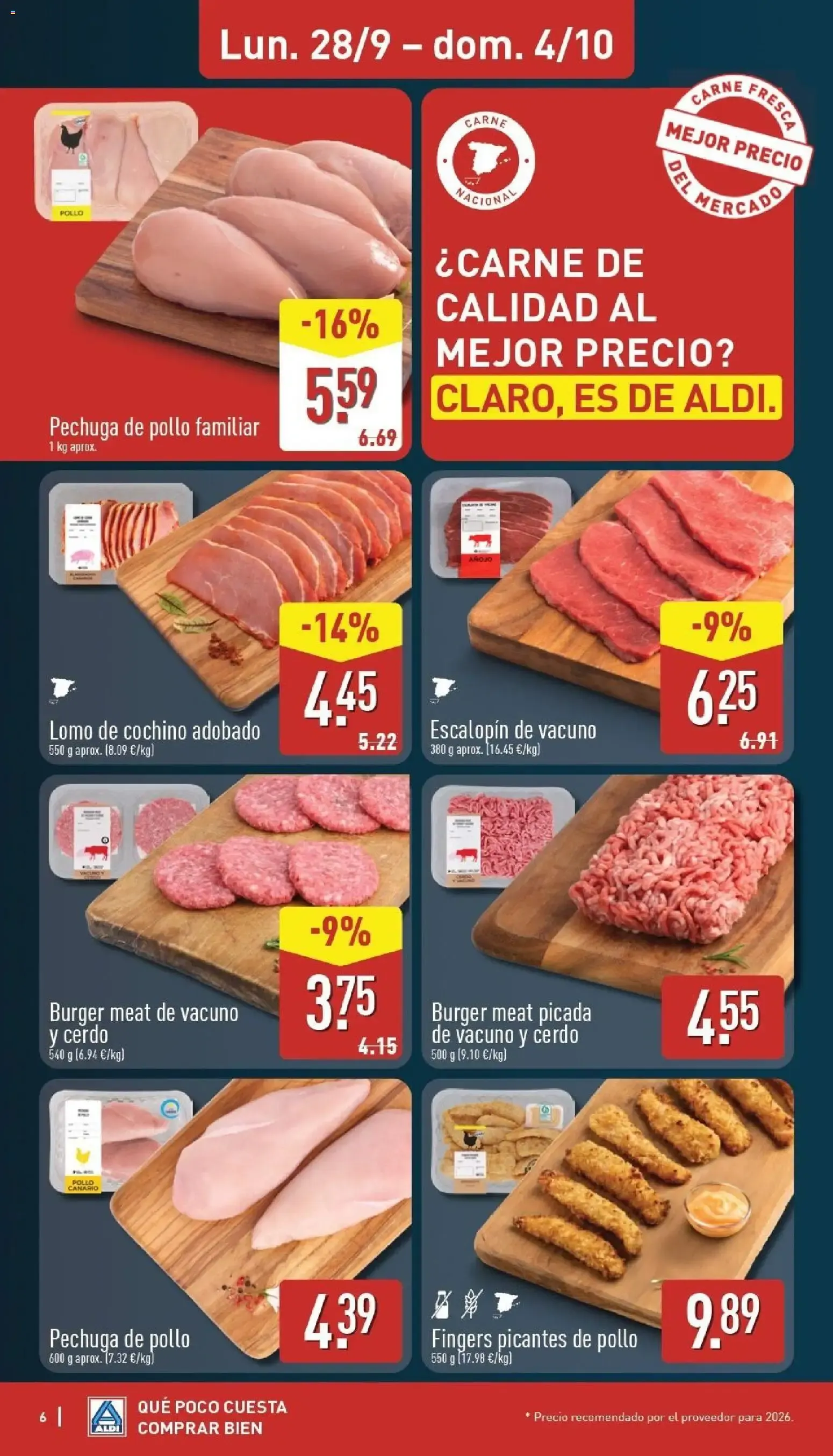 Catálogo de Aldi folleto Canarias del 28/09/2026 | Catálogo 28 de septiembre al 4 de octubre 2026 - Página 6
