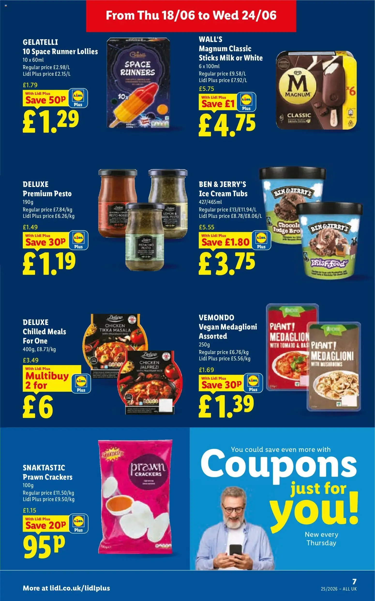 Lidl: More to Value. Turning a stay into a Spaincay. Offers from Thu 18/06 from 18 June to 24 June 2026 - Catalogue Page 7