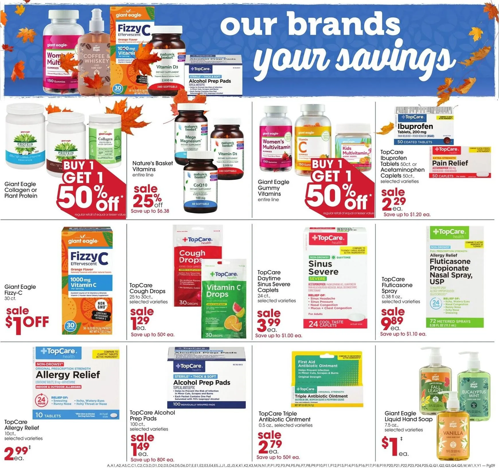 Weekly ad Current Giant Eagle leaflet valid from Thursday 09/17/2026 to Wednesday 09/23/2026 from September 17 to September 23 2026 - Page 9