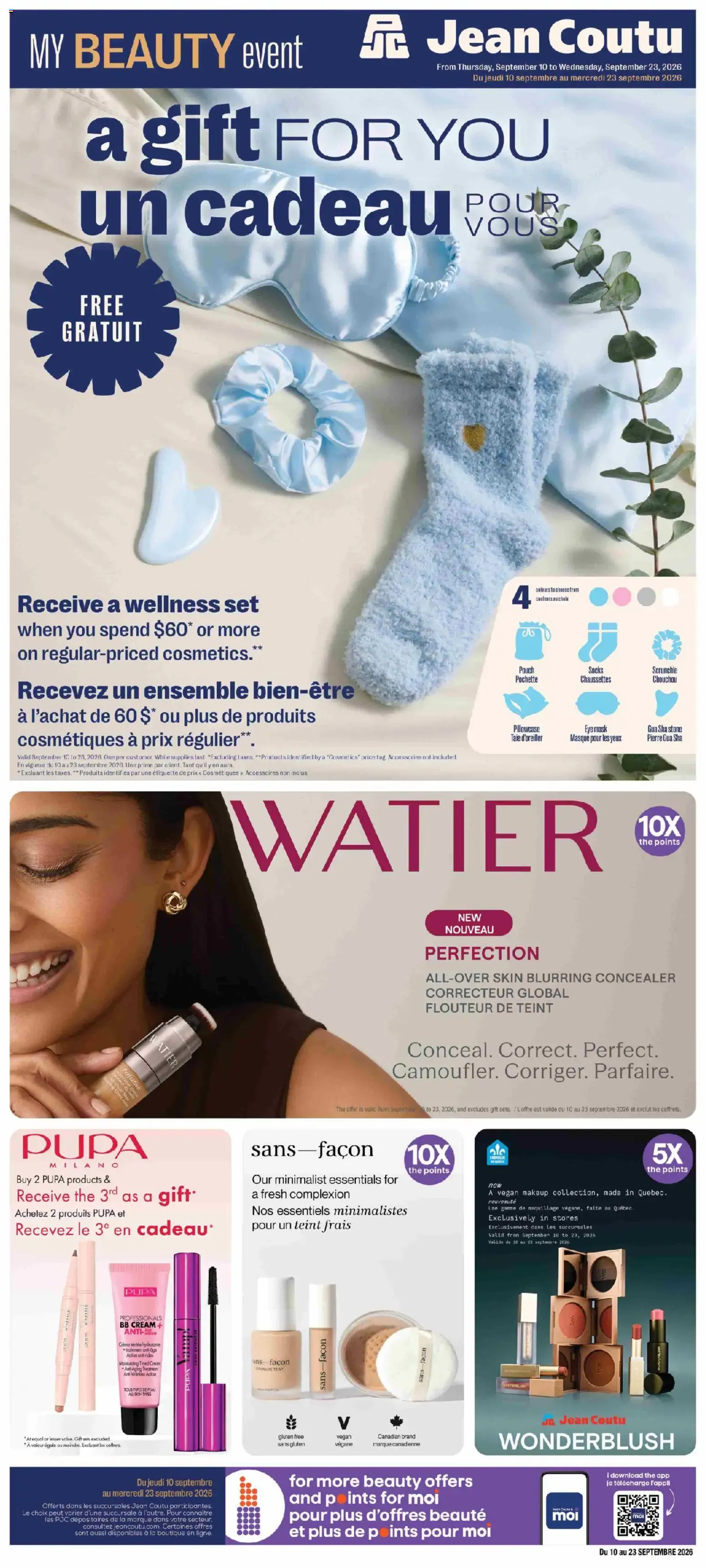Jean Coutu - My Beauty Event: Un regalo para ti from September 10 to September 23 2026 - flyer page 1