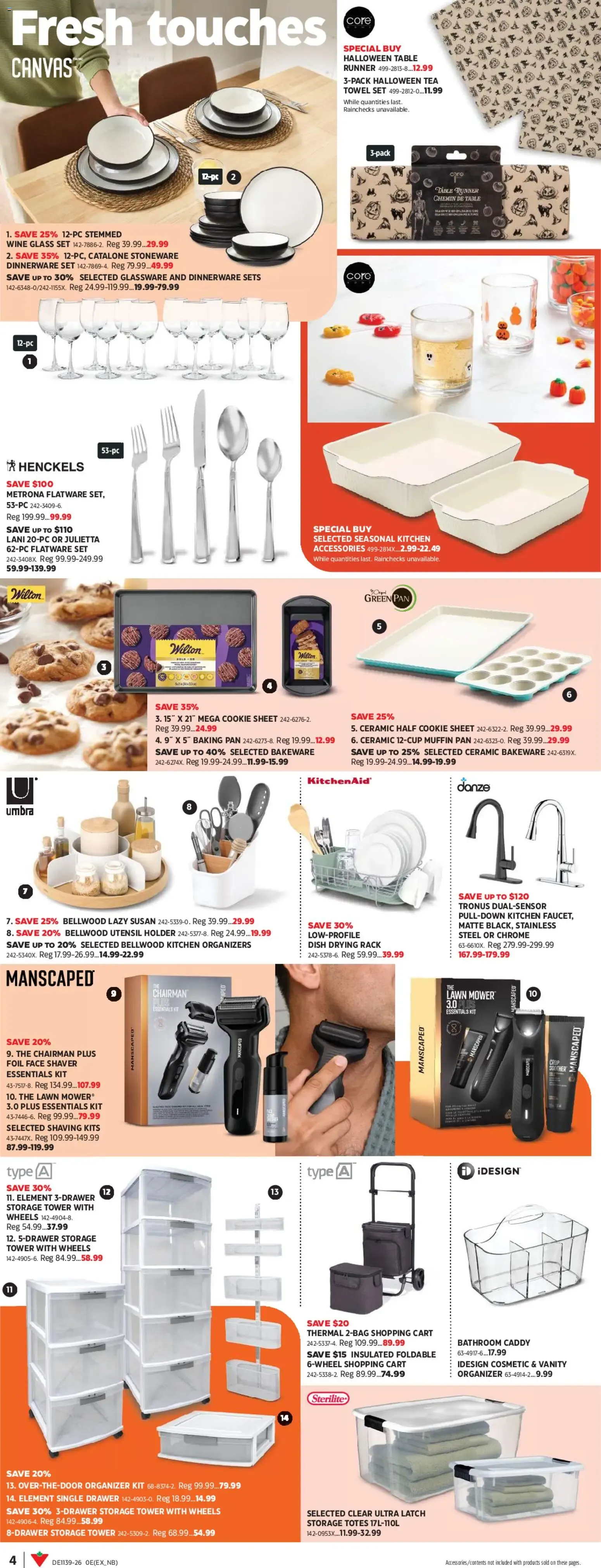 Canadian Tire flyer - Fall inspirations from Sep 24, 2026 > weekly specials & deals from September 24 to October 14 2026 - flyer page 4