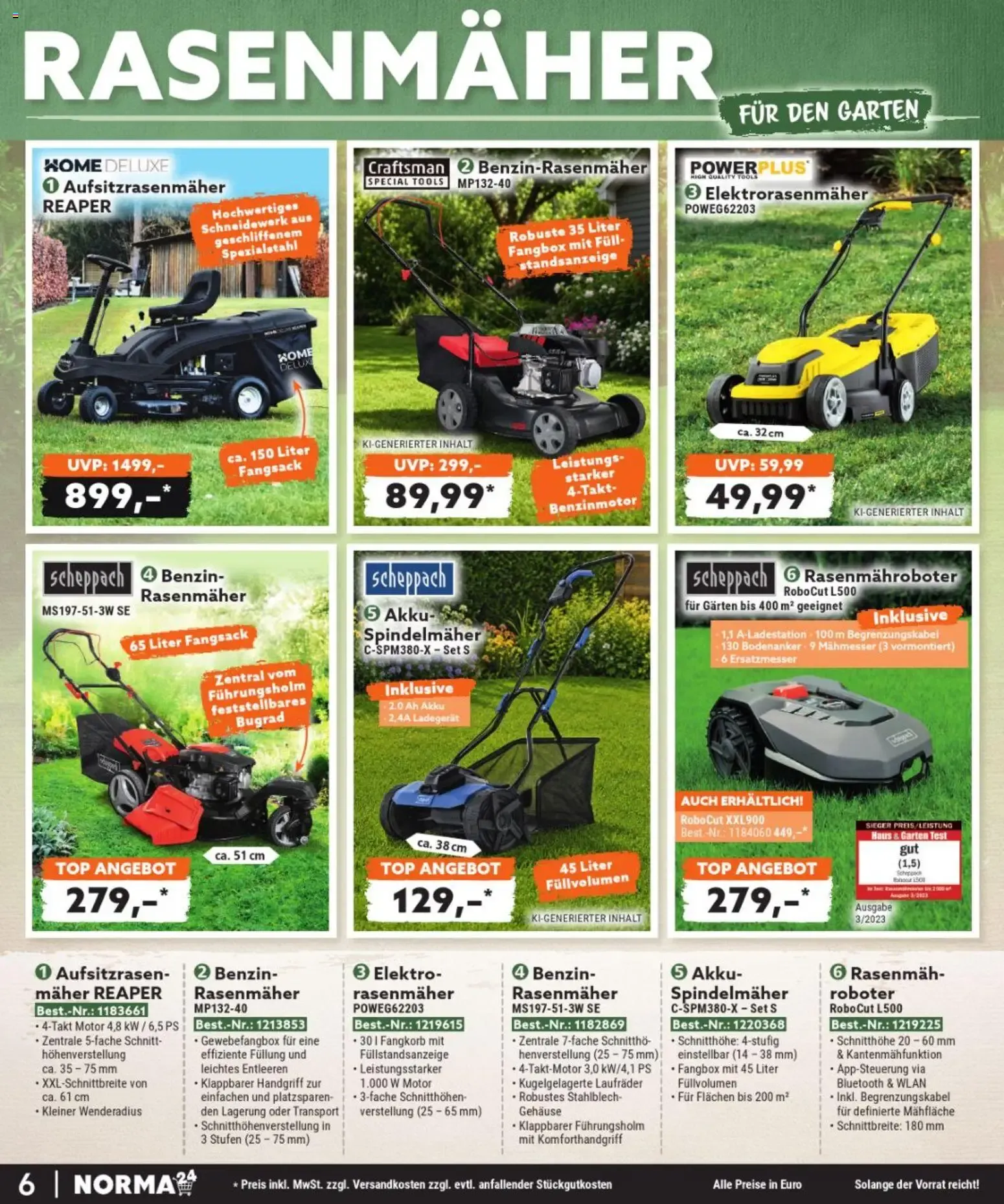 Norma Bestellmagazin September 2026 (ab 01.09.2026) zum blättern » Angebote von 1. September bis 30. September 2026 - Prospekt seite 6