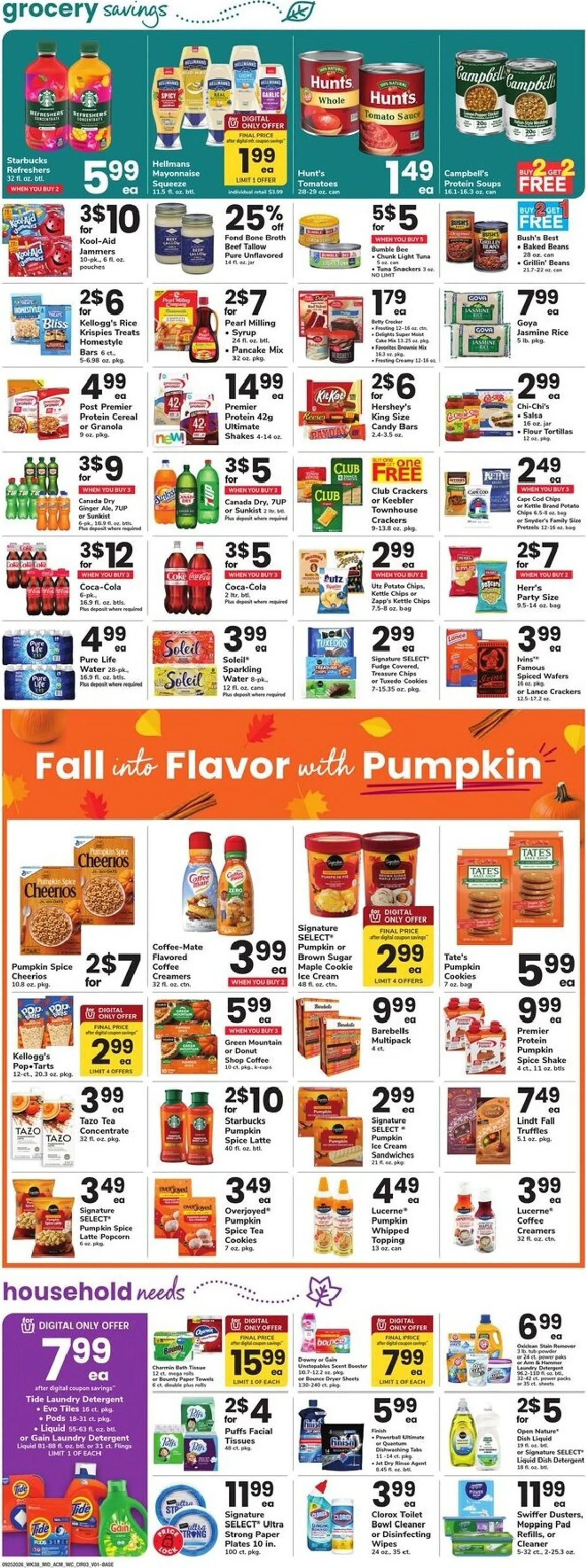 Weekly ad ACME Sale Prices Effective from September 25 to October 1 2026 - Page 3