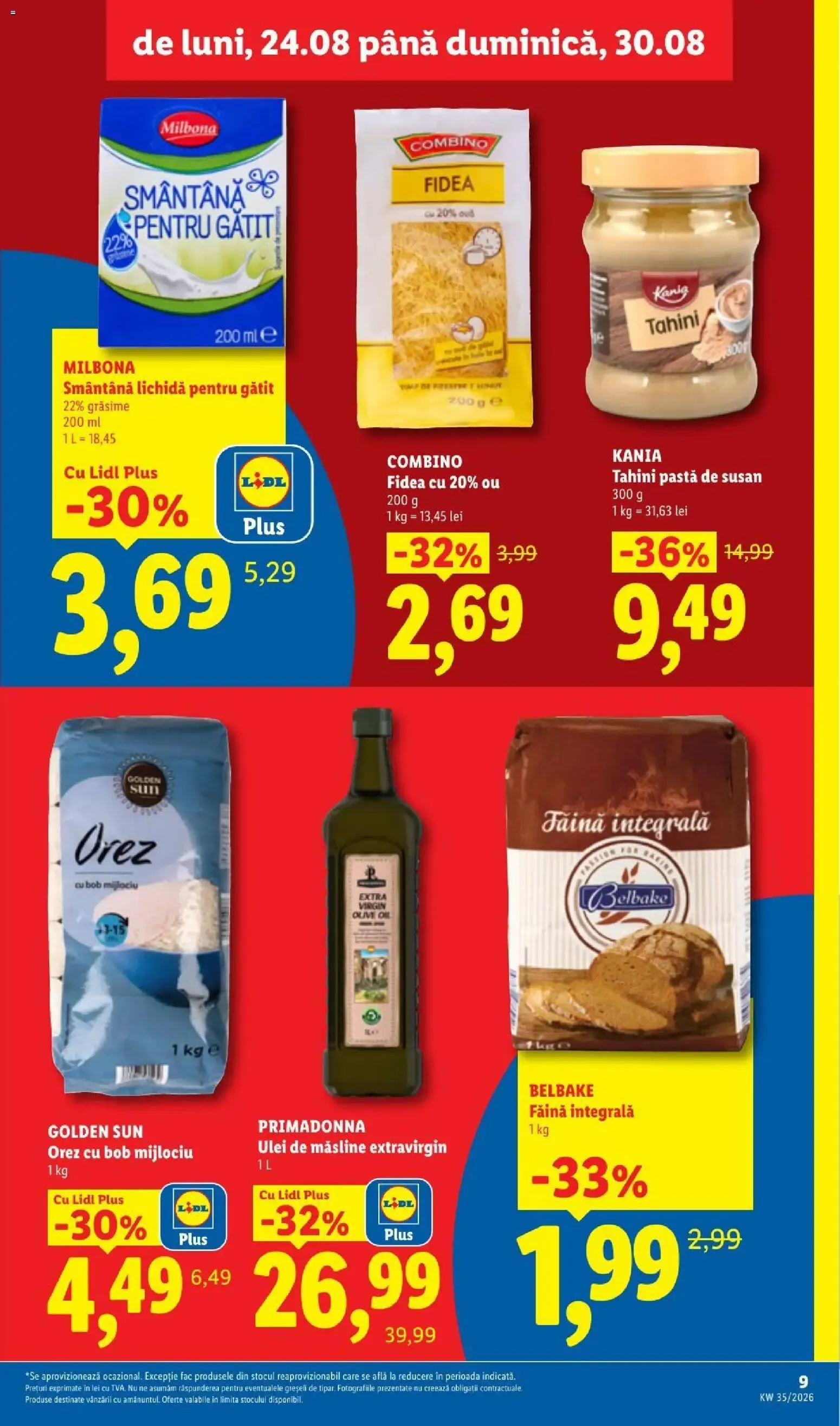 Catalog LIDL: Ieftin și înainte, și după ziua de salariu (Ofertas del 24 al 30 de agosto de 2026) de la 24 august până la 30 august 2026 - Revista Pagina 9