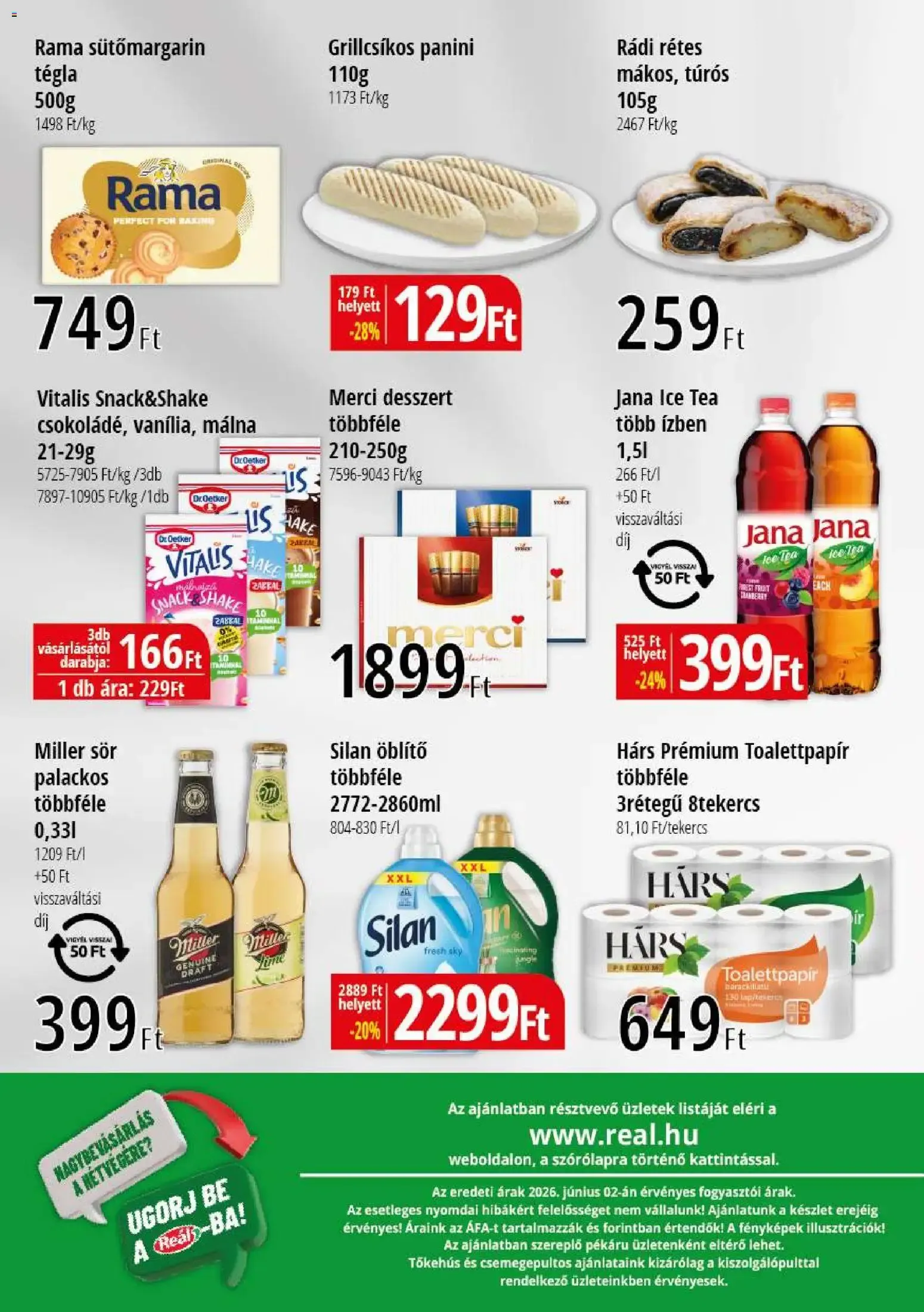 Katalógus Reál Bevásárló hétvége - Kisalföld - 2026.06.11. -tól/töl > akció, lapozható szórólap 🛍️ június 11.-tól június 14.-ig 2026. - Oldal 2