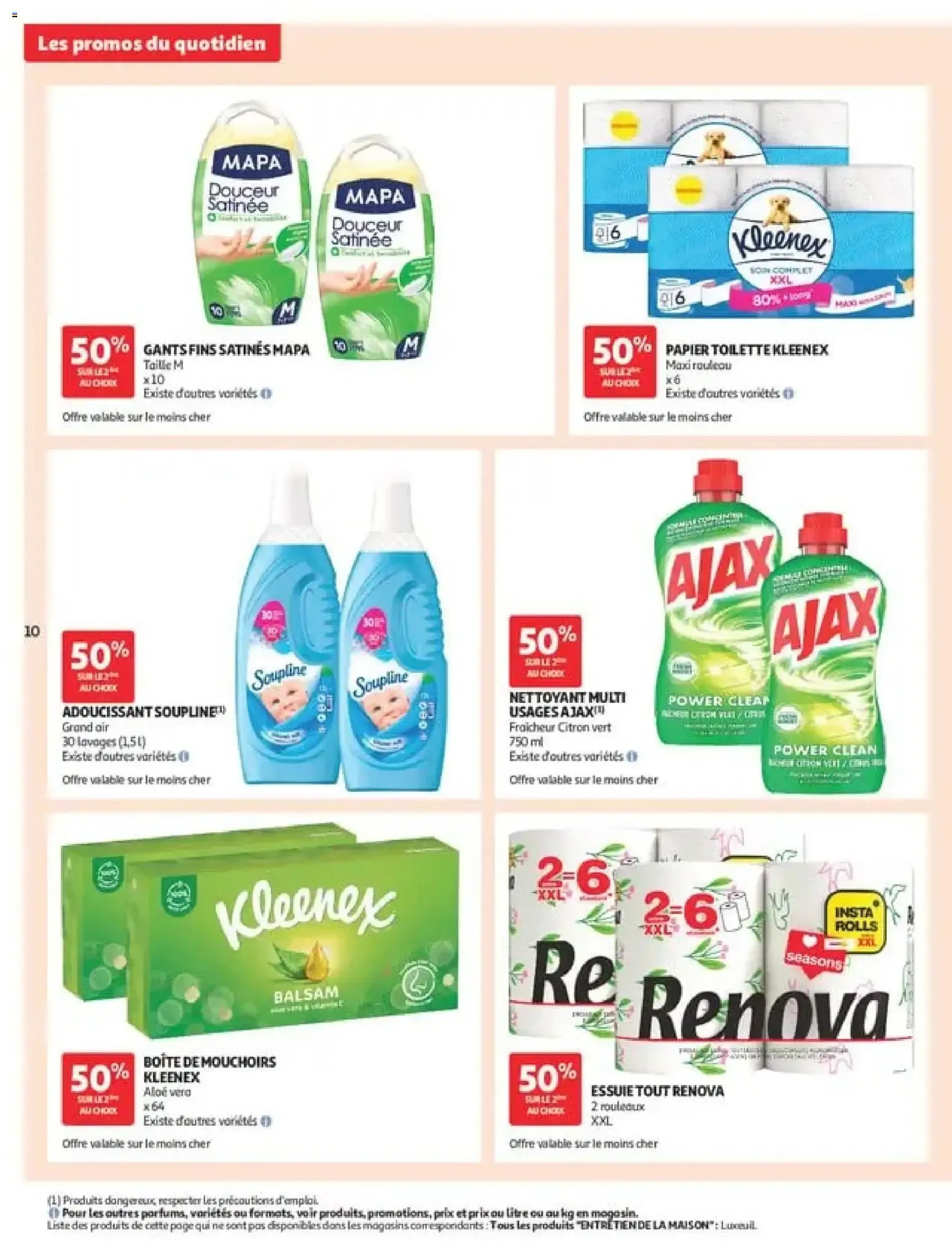 Auchan Les promos du moment à partir du 29/09/2026 - promo en ligne du 29 septembre au 11 octobre 2026 - Catalogue page 10