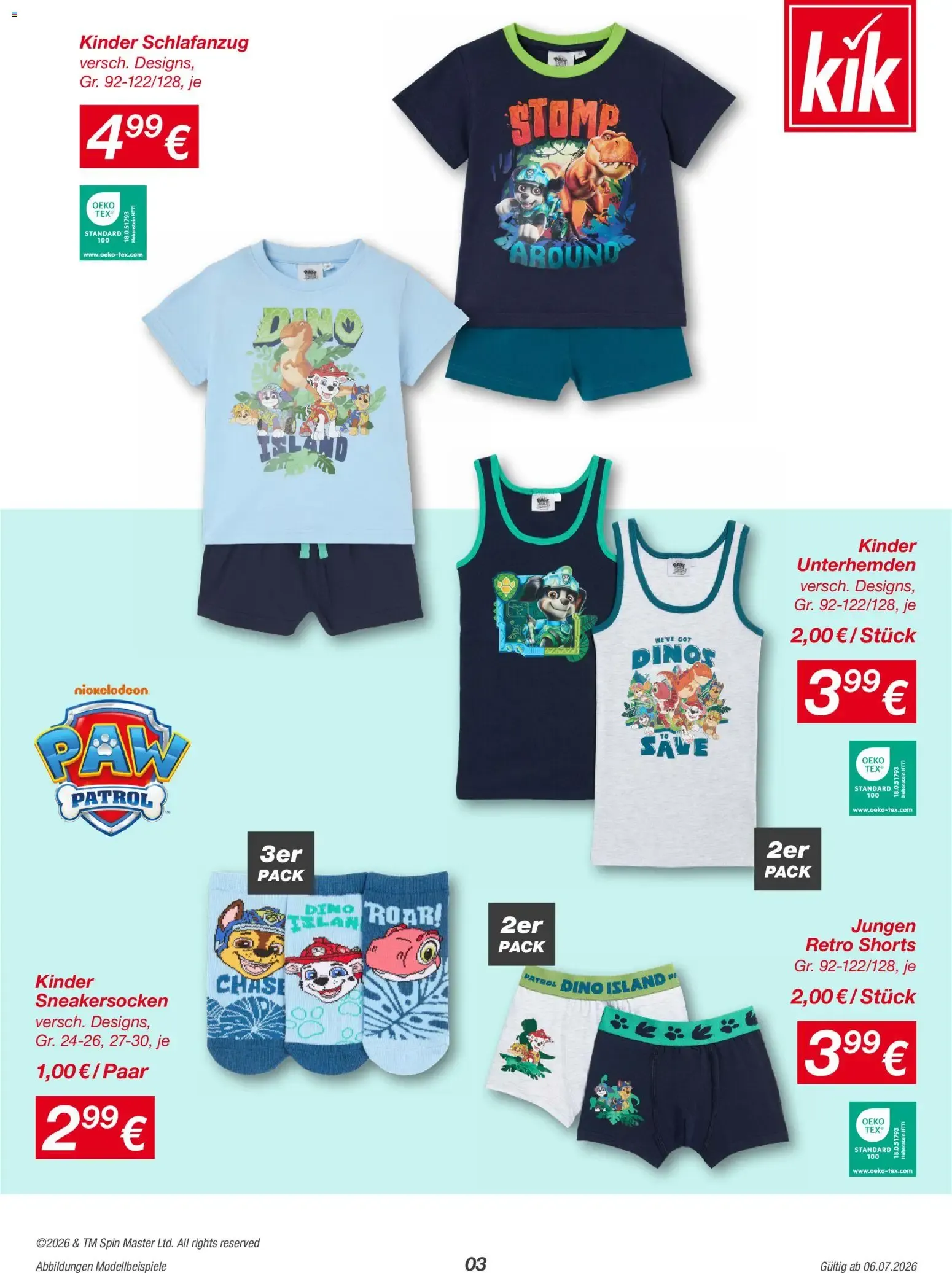 Kleine Helden werden gross - Paw Patrol Artikel von 6. Juli bis 10. August 2026 - Prospekt seite 3